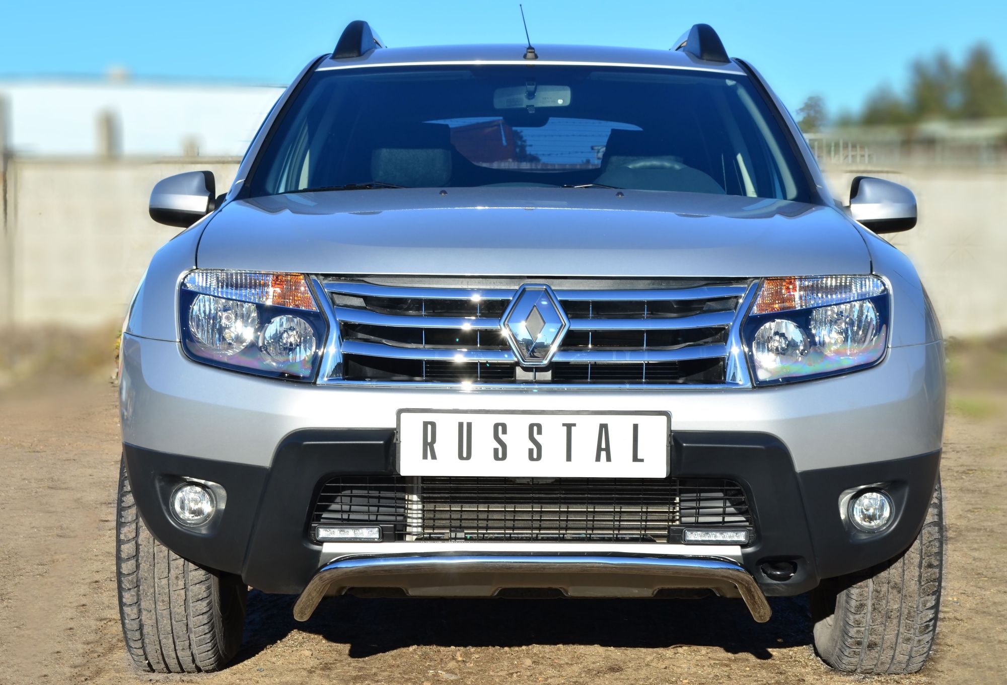 Renault Duster 4x4 2011-2014 Защита переднего бампера d42 волна RD4Z-001540 Renault Duster 4x4 2011-2014 Защита переднего бампера d42 волна RD4Z-001540