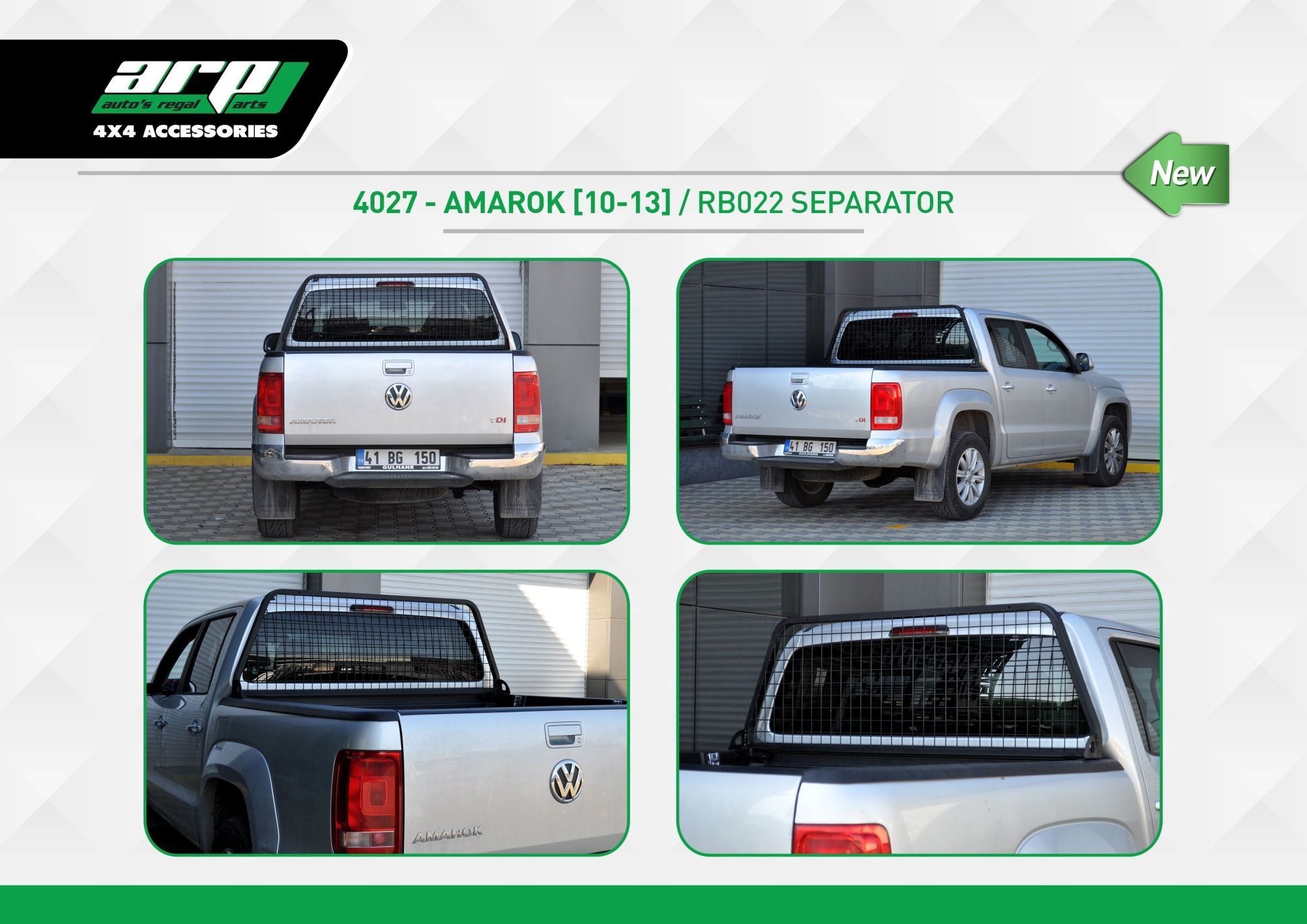 Защитная дуга кузова Volkswagen Amarok с 2010 (Вариант 4)