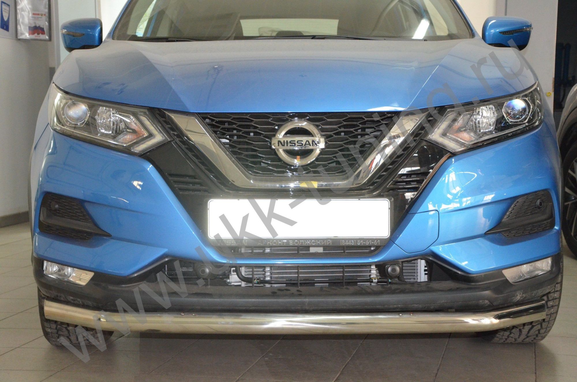 Защита переднего бампера Nissan Qashgai 2017 рестайлинг Защита переднего бампера Nissan Qashgai 2017 рестайлинг