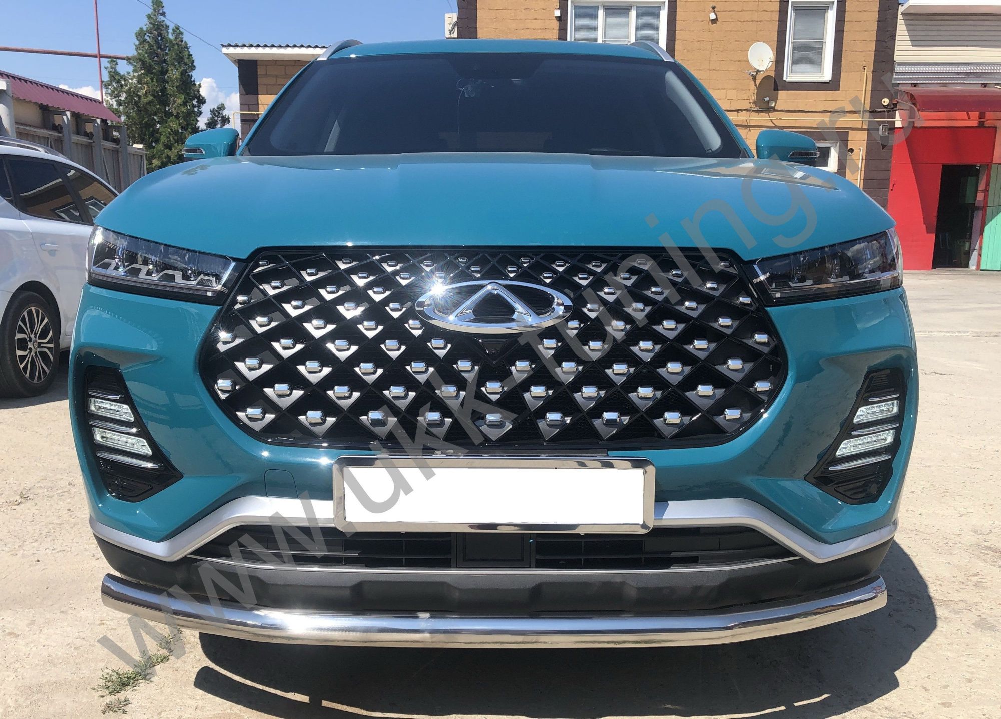 Защита переднего бампера Chery Tiggo 7 Pro 2021 Защита переднего бампера Chery Tiggo 7 Pro 2021