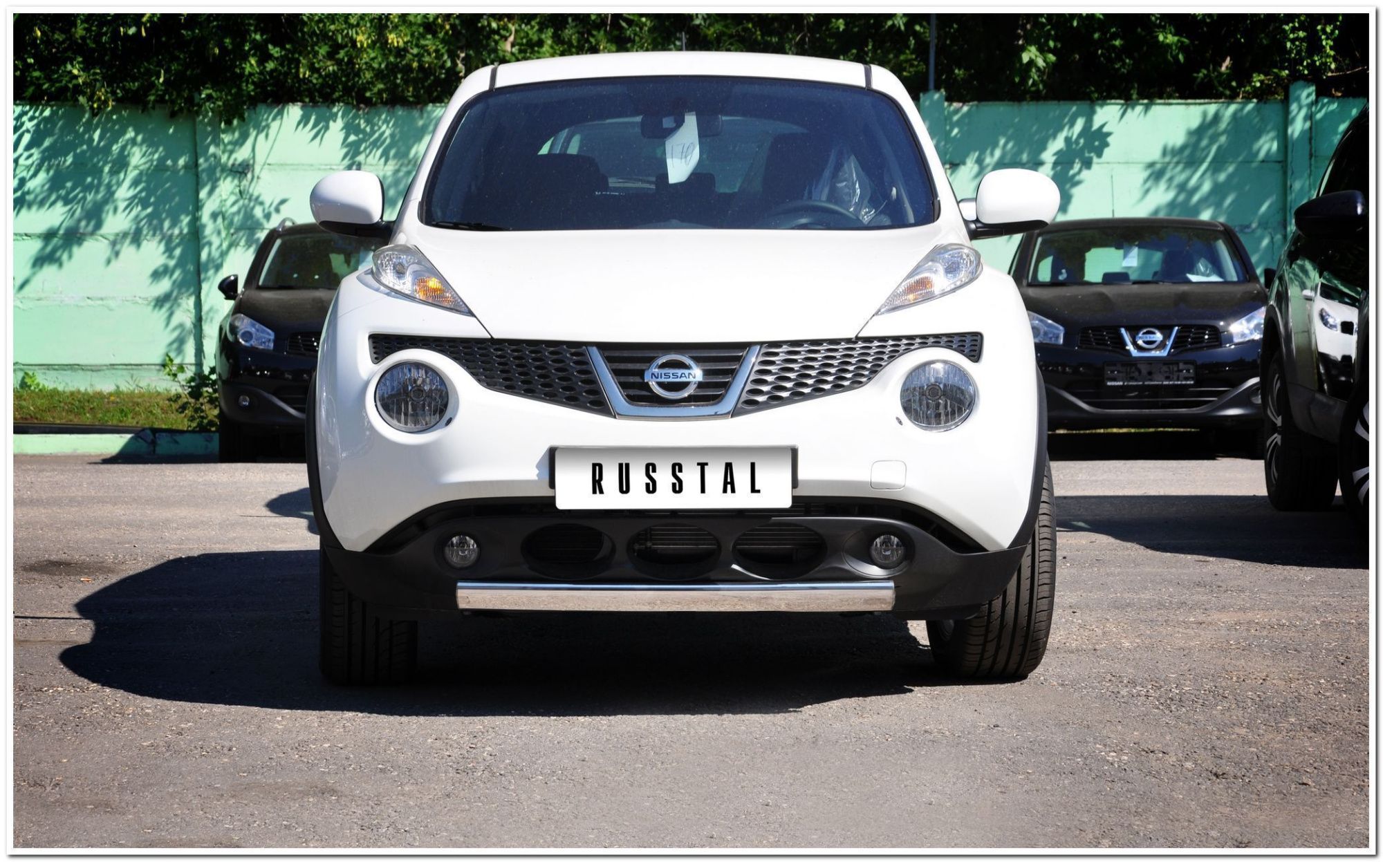 NISSAN Juke 4X2 2010-2014 Защита переднего бампера овал d75x42 NJZ-000951