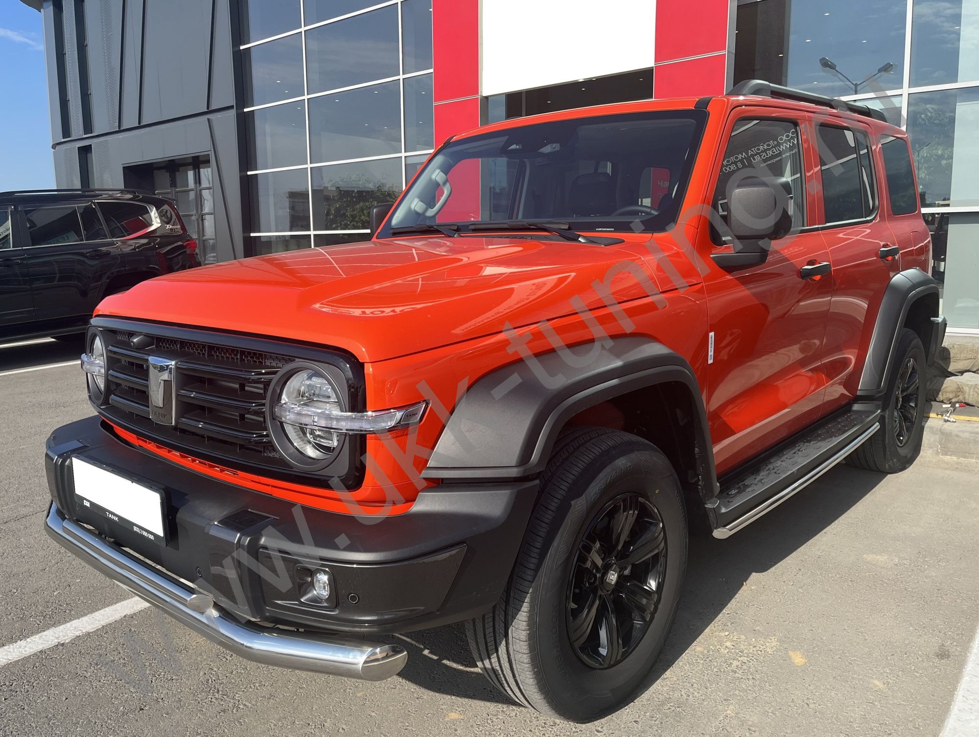 Защита переднего бампера двойная Tank 300 с 2023