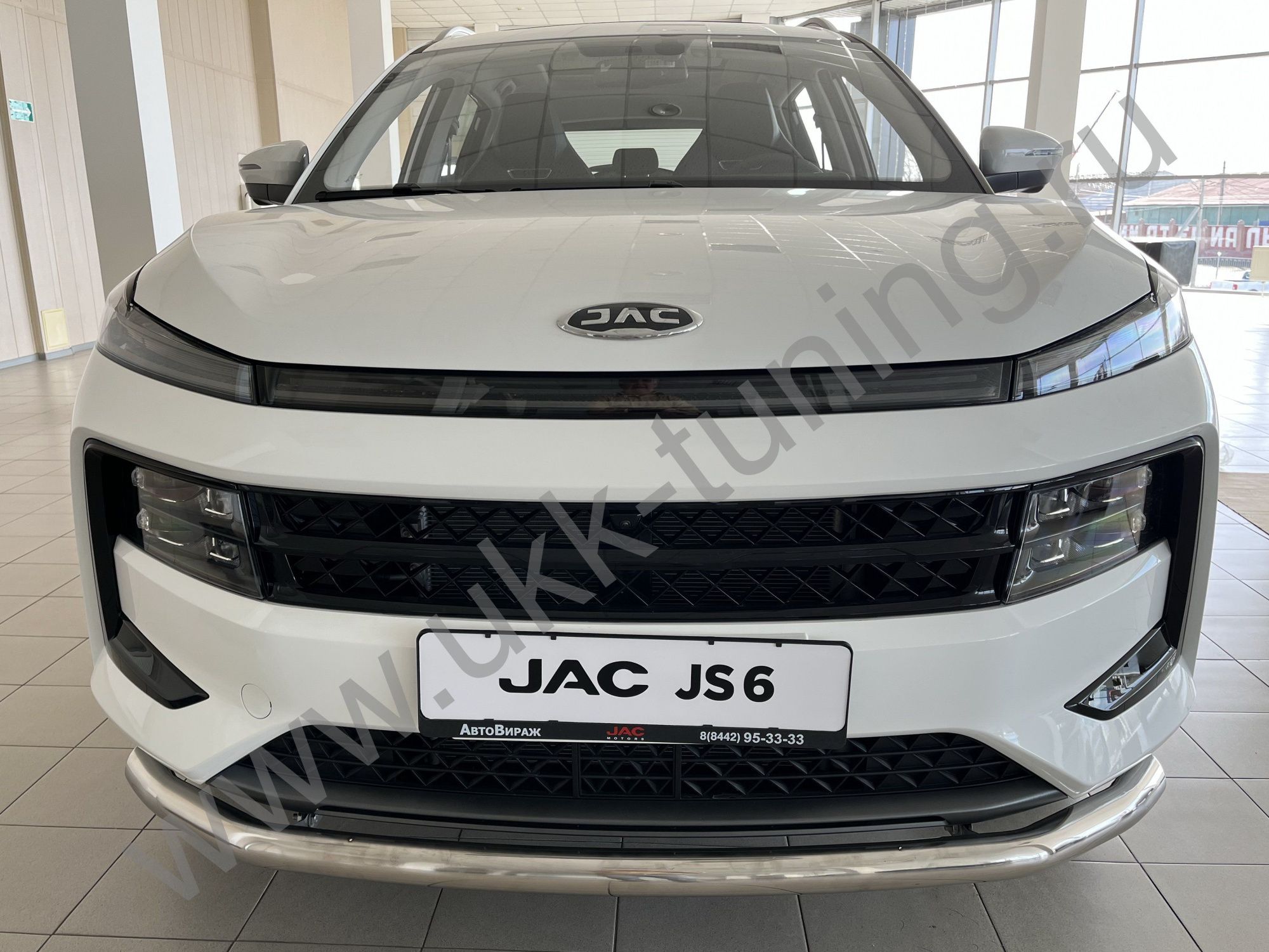 Защита переднего бампера JAC JS6 2022 Защита переднего бампера JAC JS6 2022