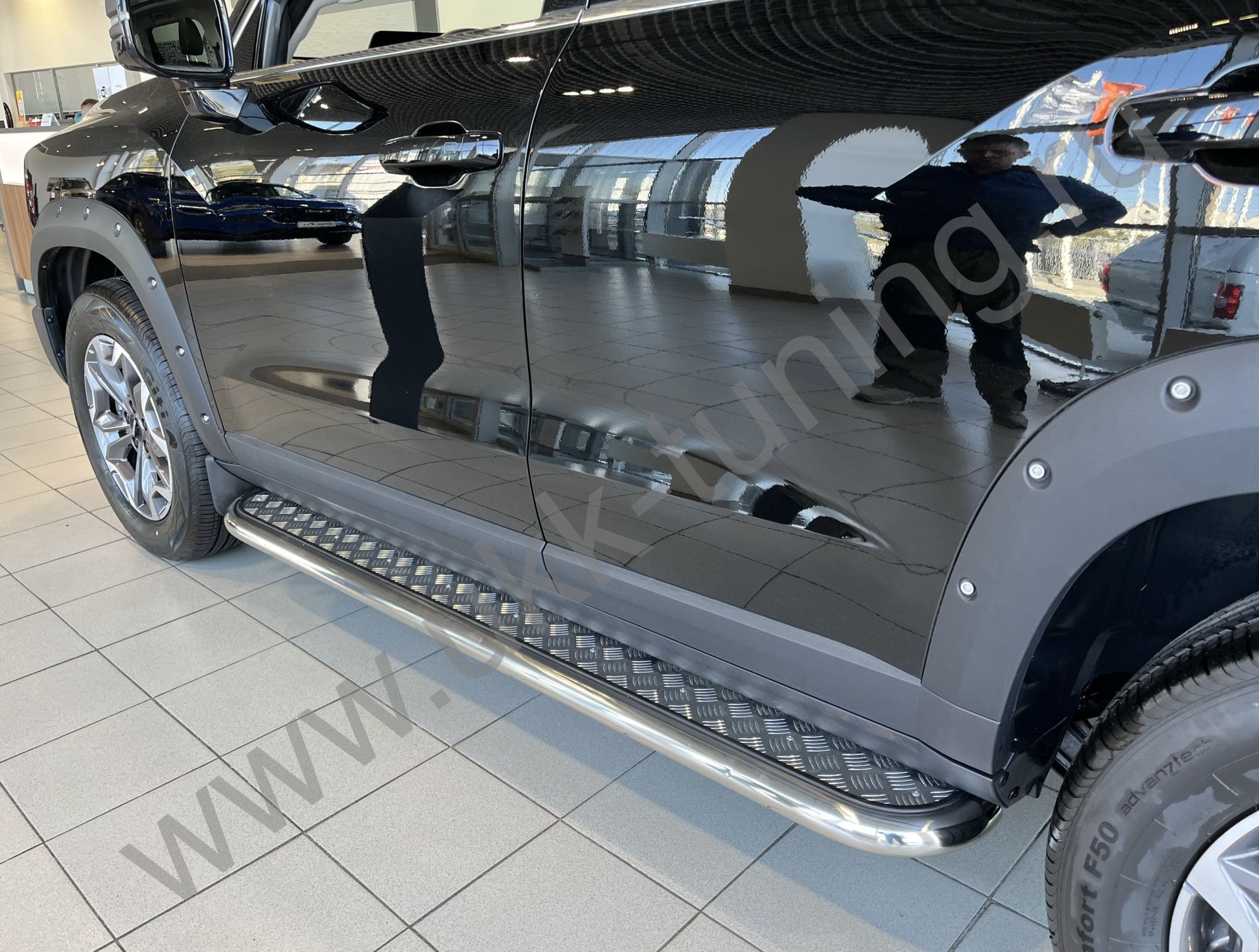 Пороги с накладным листом Haval Dargo X с 2023 Пороги с накладным листом Haval Dargo X с 2023