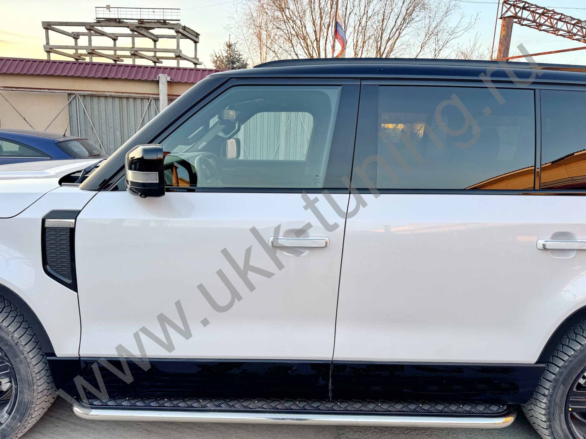 Боковые подножки ROX 01 с накладным листом