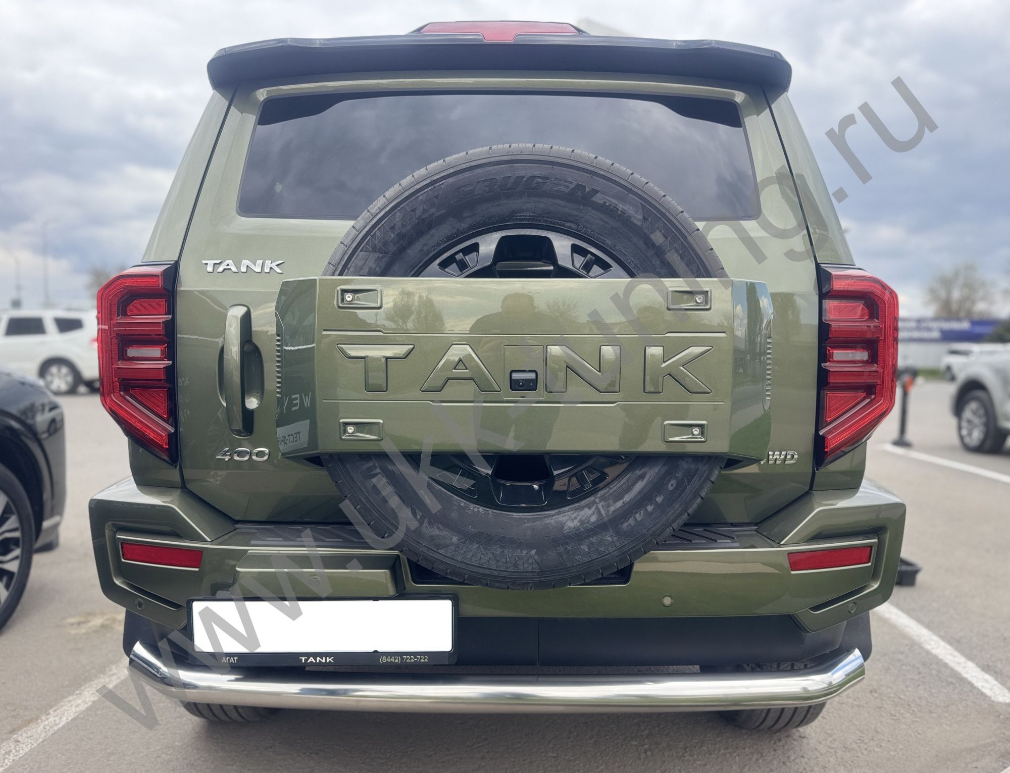 Защита заднего бампера Tank 400 с 2023