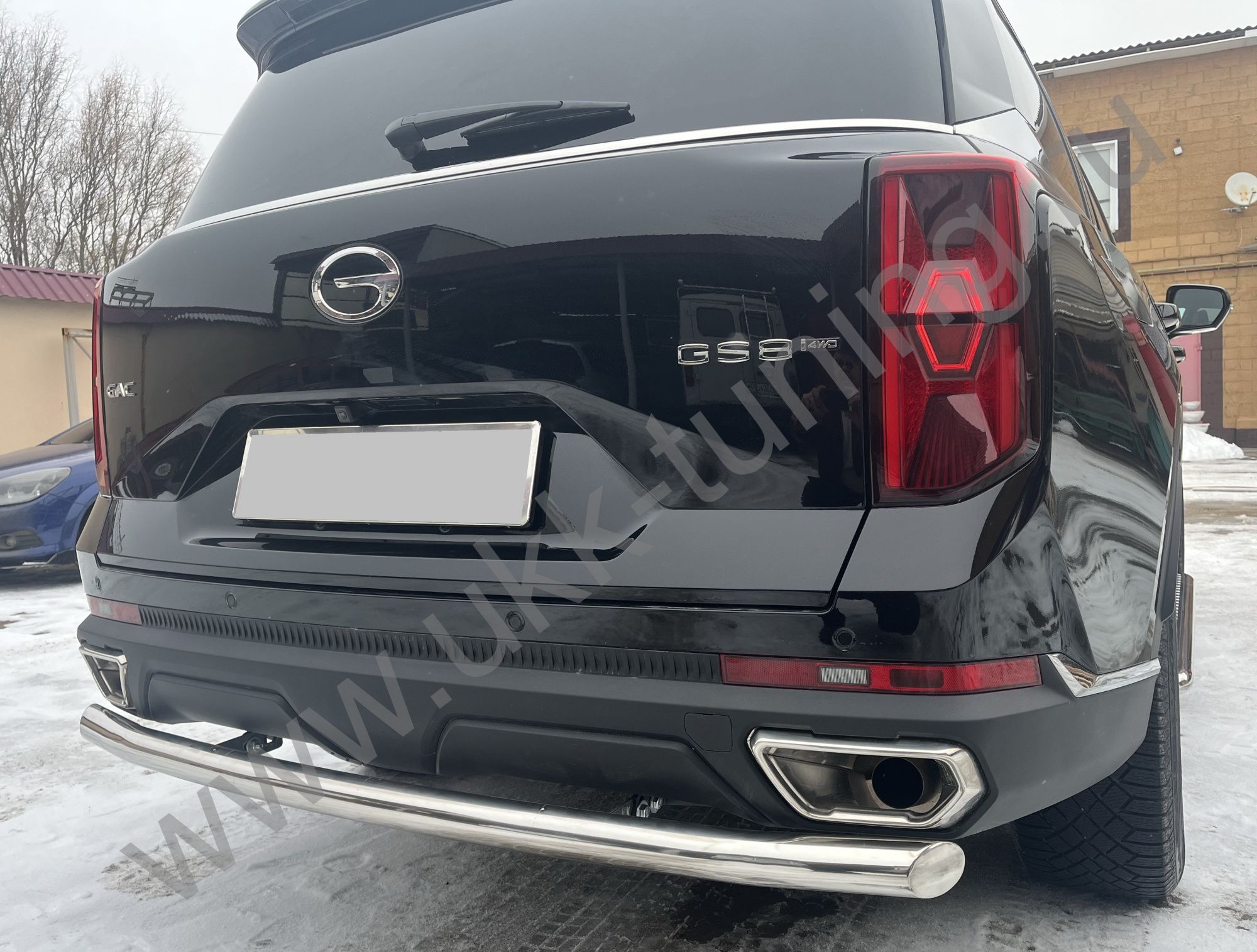 Защита заднего бампера GAC GS8 с 2023