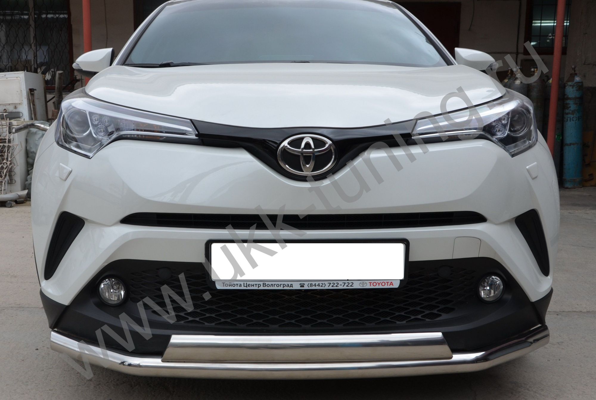 Защита переднего бампера двойная TOYOTA С-HR с 2018 Защита переднего бампера двойная TOYOTA С-HR с 2018