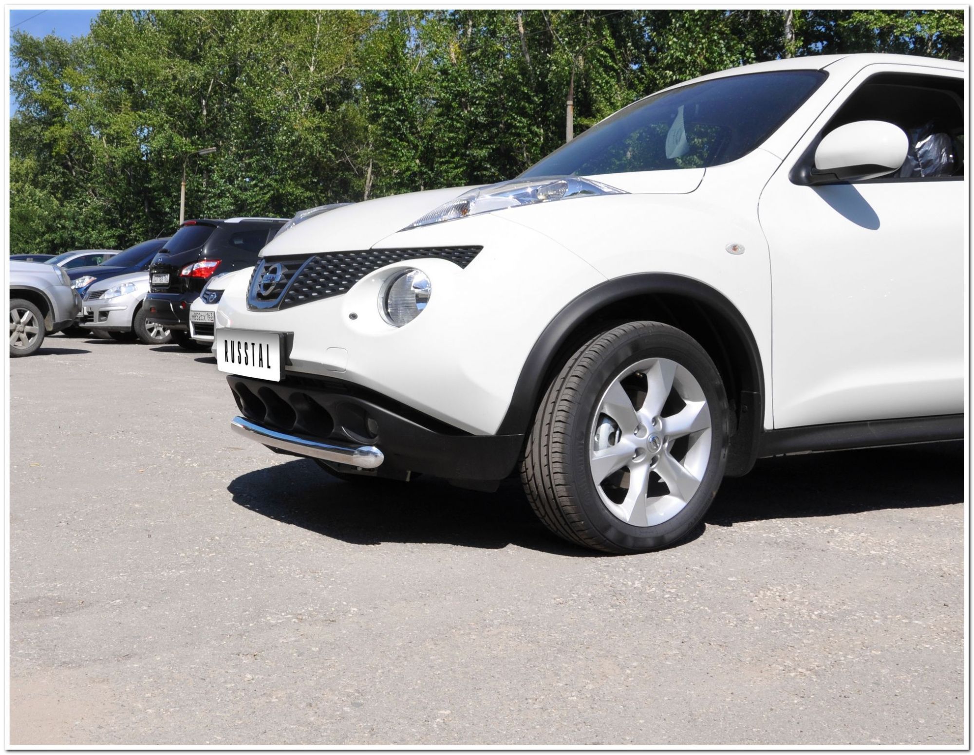 NISSAN Juke 4X2 2010-2014 Защита переднего бампера d63 NJZ-000950 NISSAN Juke 4X2 2010-2014 Защита переднего бампера d63 NJZ-000950