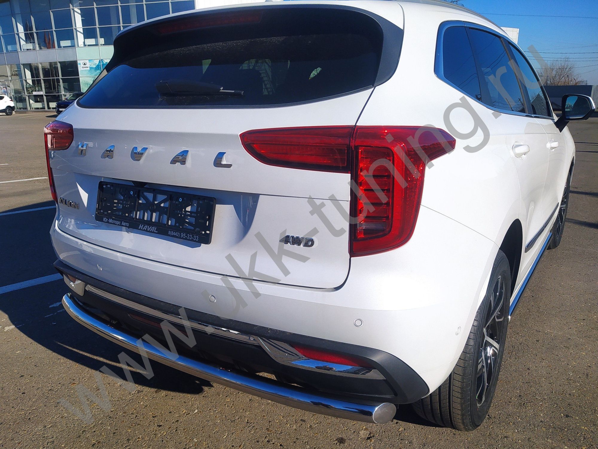 Защита заднего бампера Haval Jolion c 2021 Защита заднего бампера Haval Jolion c 2021