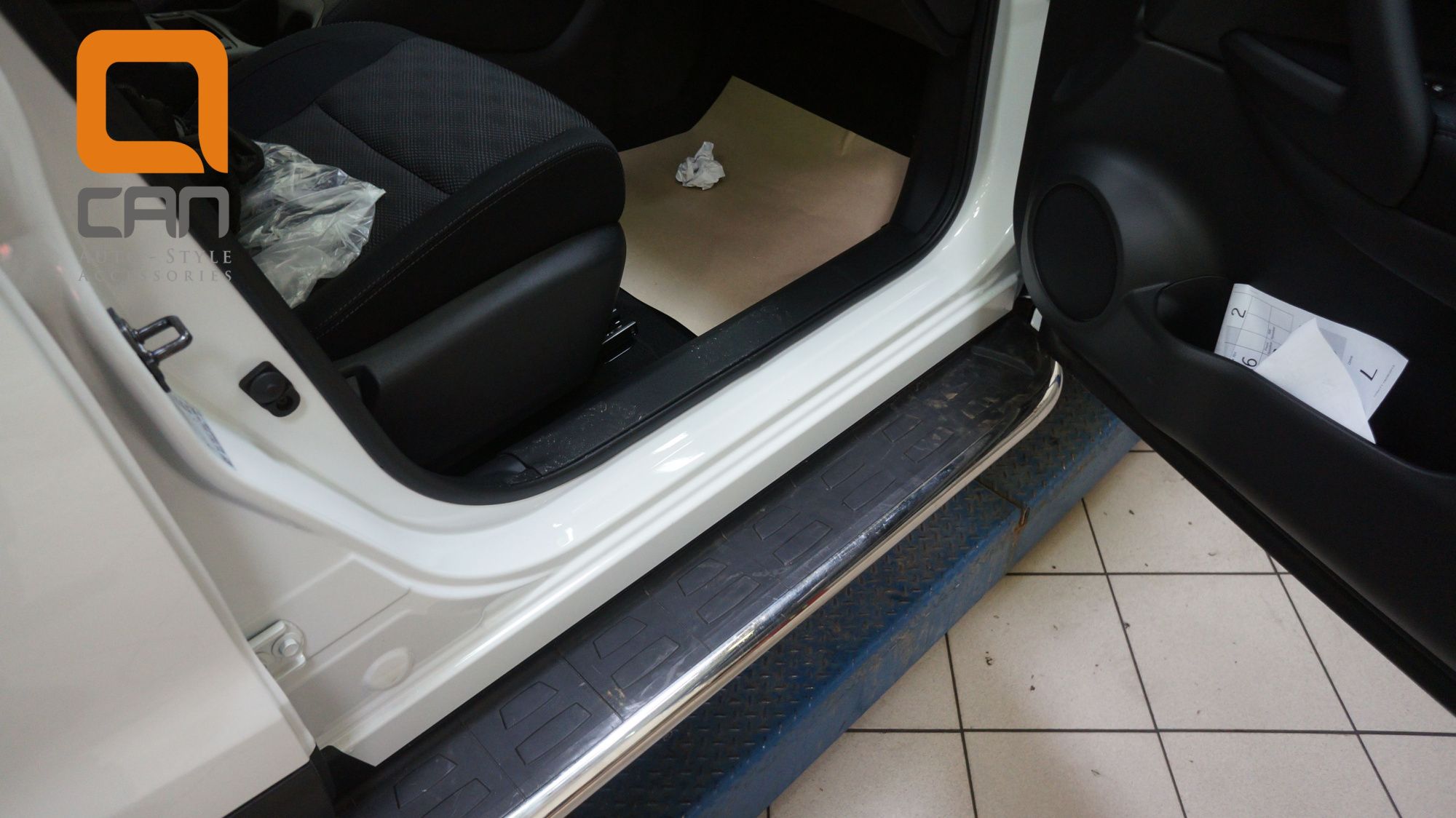 Пороги алюминиевые Ring Nissan Qashqai с 2014