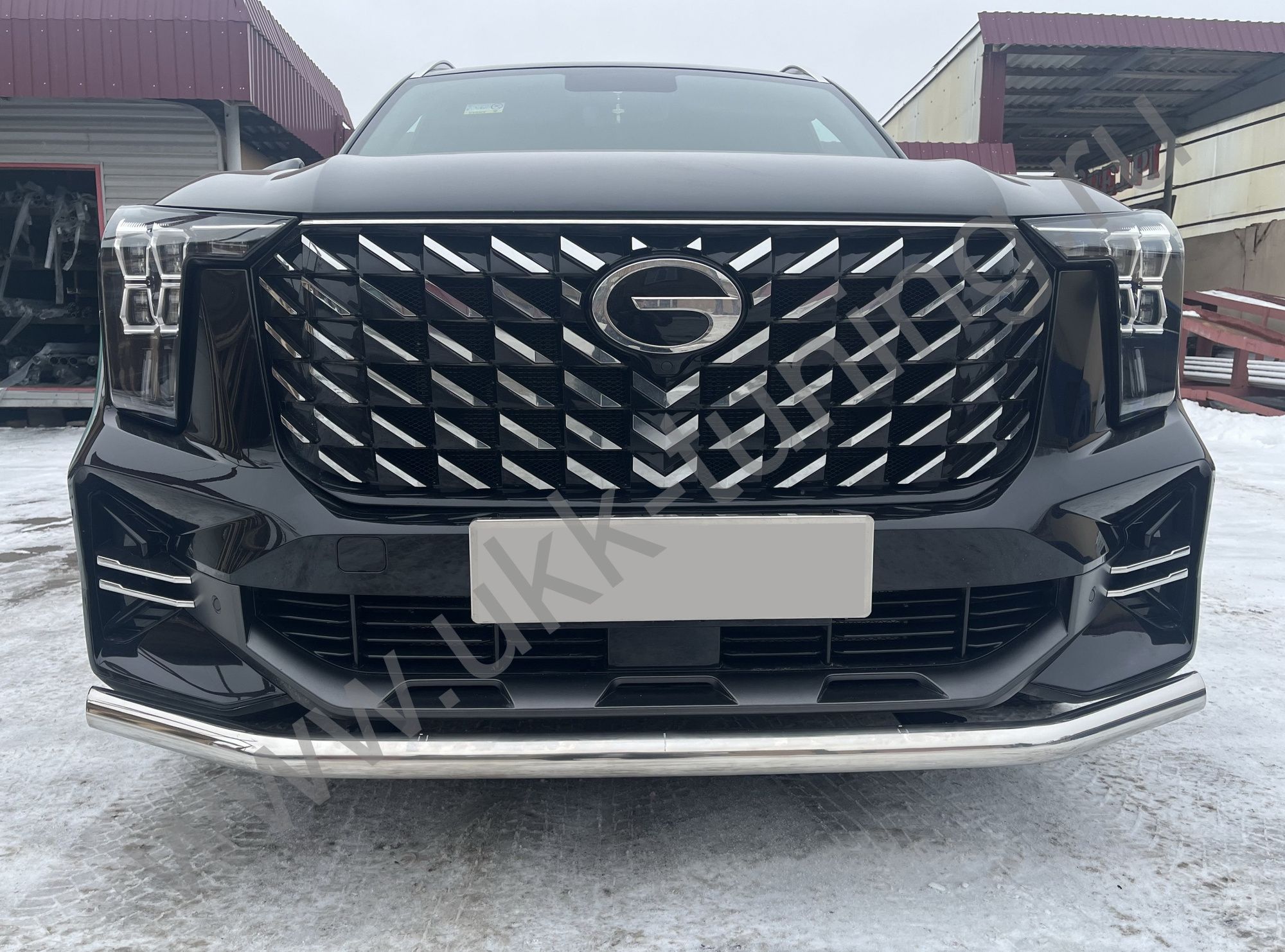 Защита переднего бампера GAC GS8 с 2023