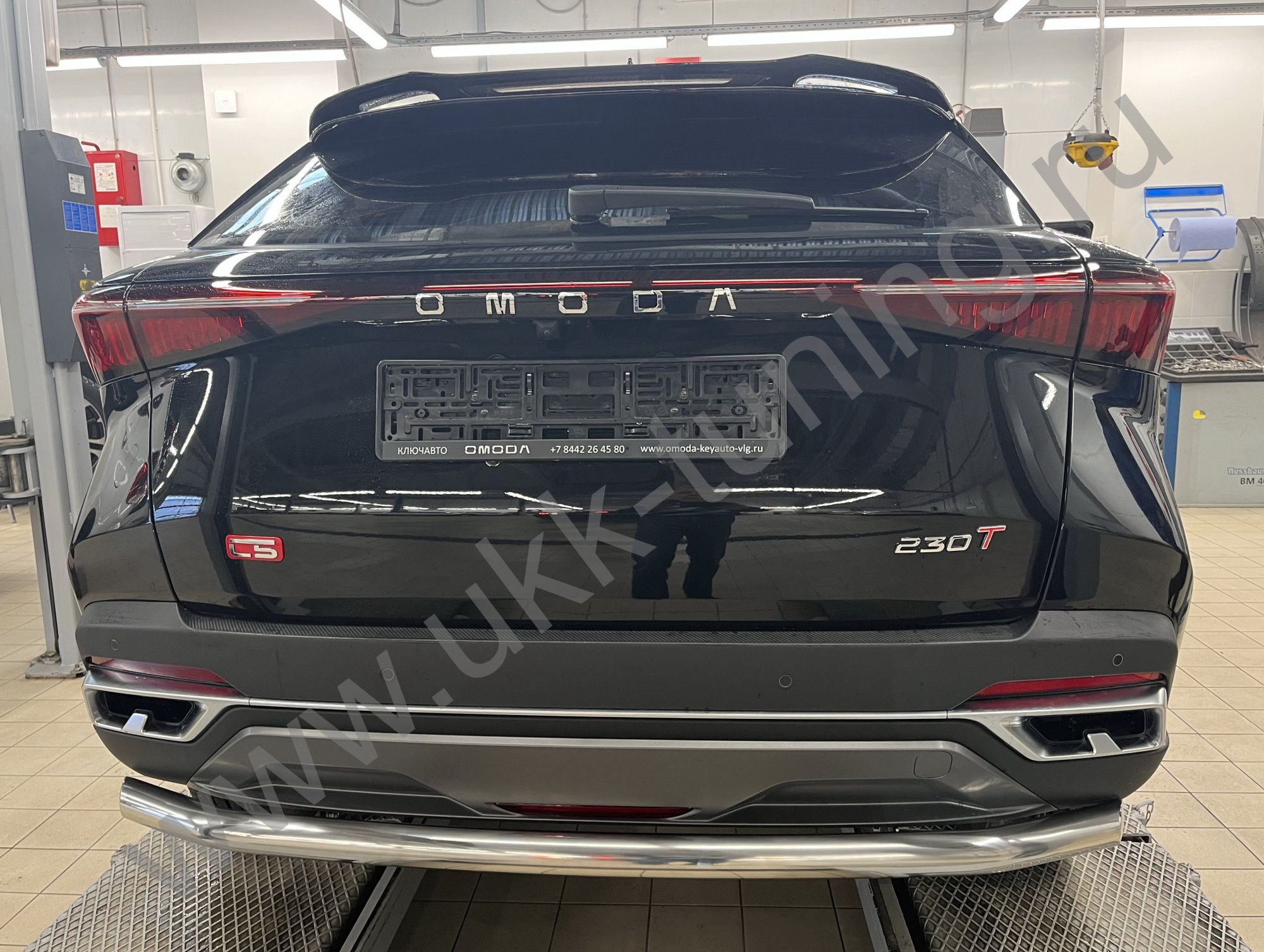 Защита заднего бампера Chery Omoda C5 с 2022