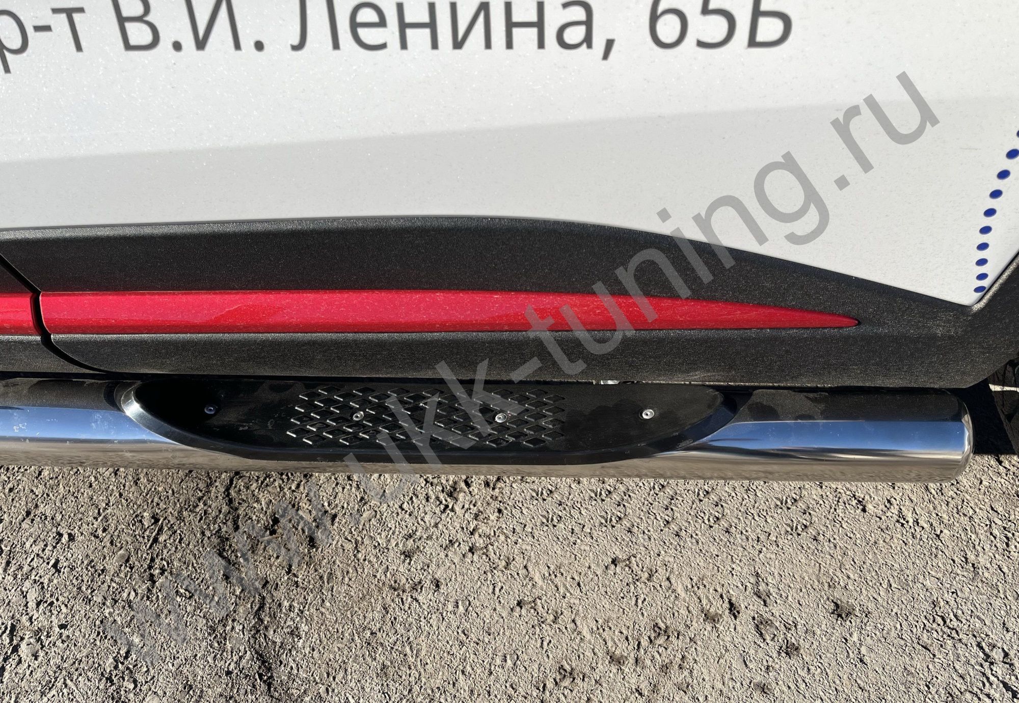 Пороги труба с проступью Chery Omoda C5 с 2022