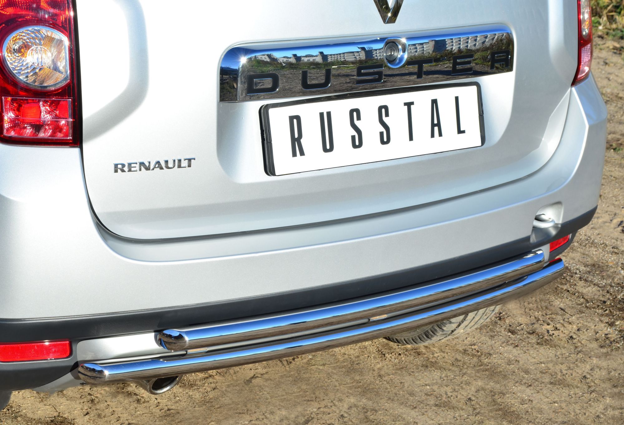 Renault Duster 4x4 2011-2014 Защита заднего бампера d42 (дуга) d42 (дуга) RD4Z-001542 Renault Duster 4x4 2011-2014 Защита заднего бампера d42 (дуга) d42 (дуга) RD4Z-001542