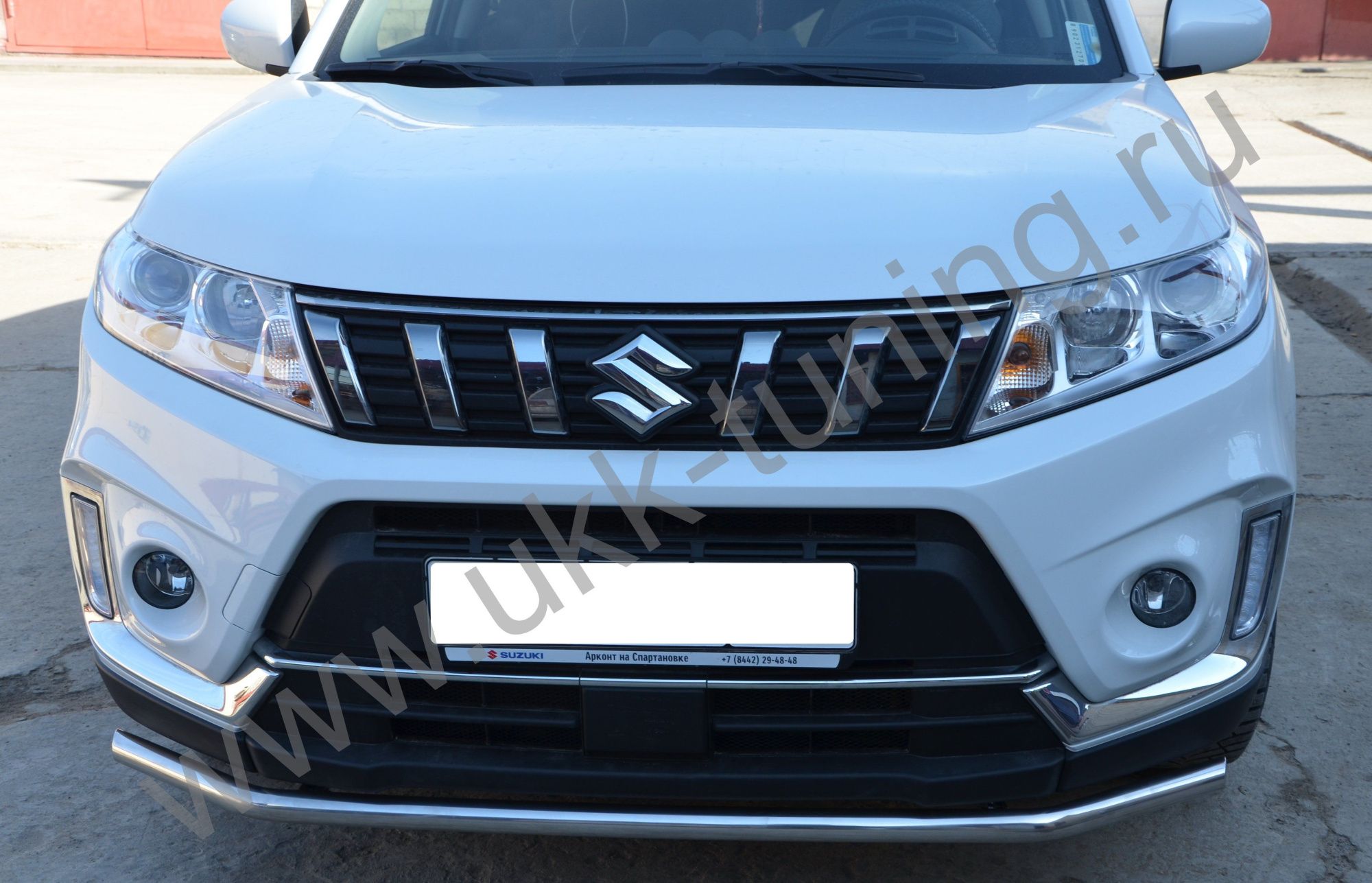 Защита переднего бампера Suzuki Vitara с 2019