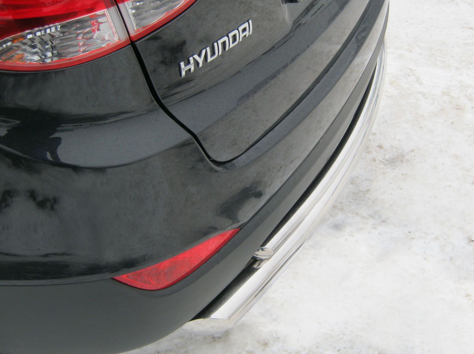 HYUNDAI IX35 2010-2012 защита заднего бампера d76/42 HIZ-000184