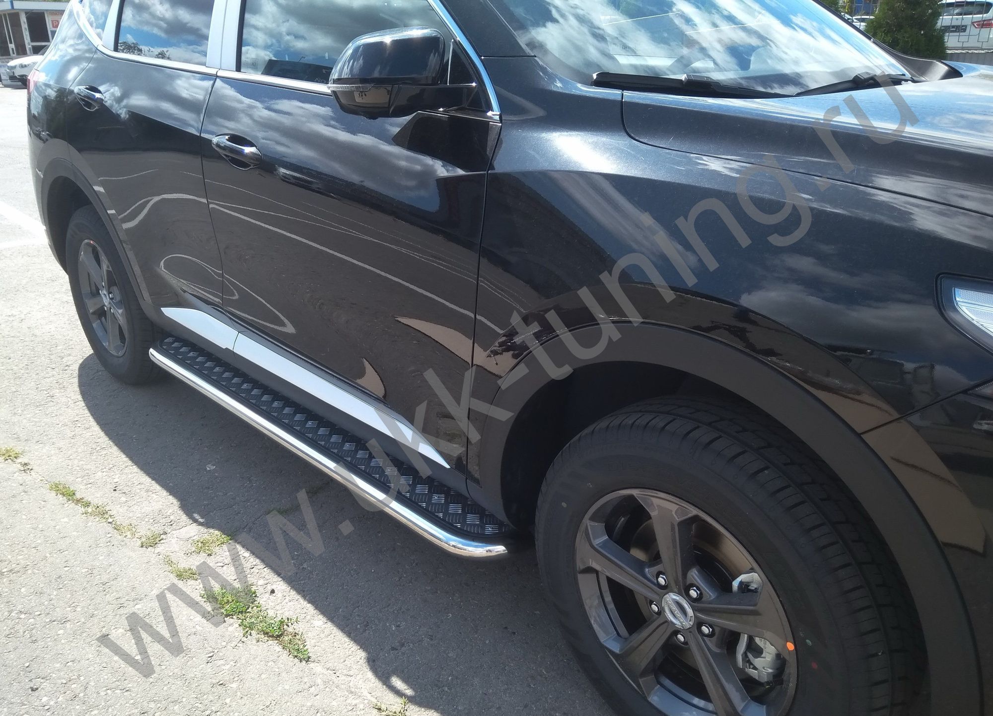 Пороги с накладным листом Haval F7 2022 Рестрайлинг Пороги с накладным листом Haval F7 2022 Рестрайлинг