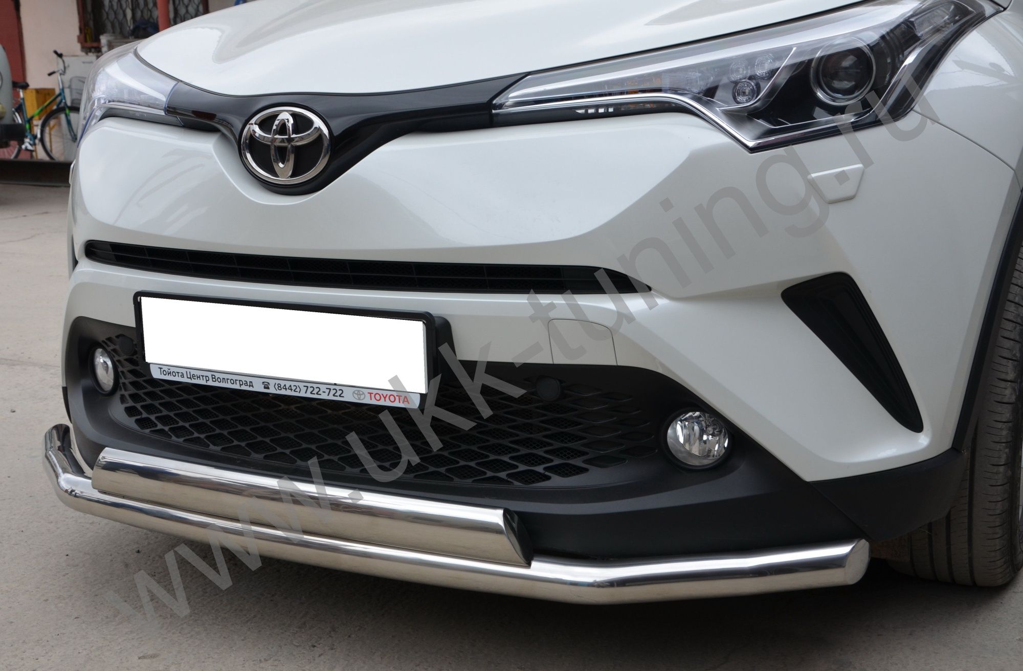 Защита переднего бампера двойная TOYOTA С-HR с 2018 Защита переднего бампера двойная TOYOTA С-HR с 2018