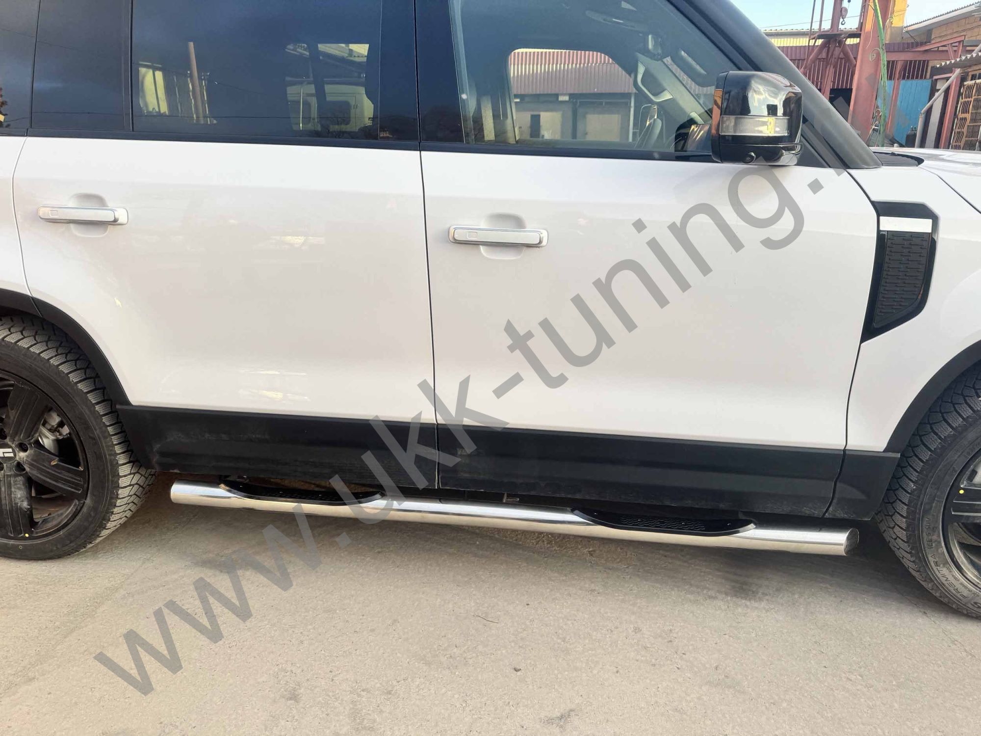 Боковые подножки ROX 01 труба с проступью