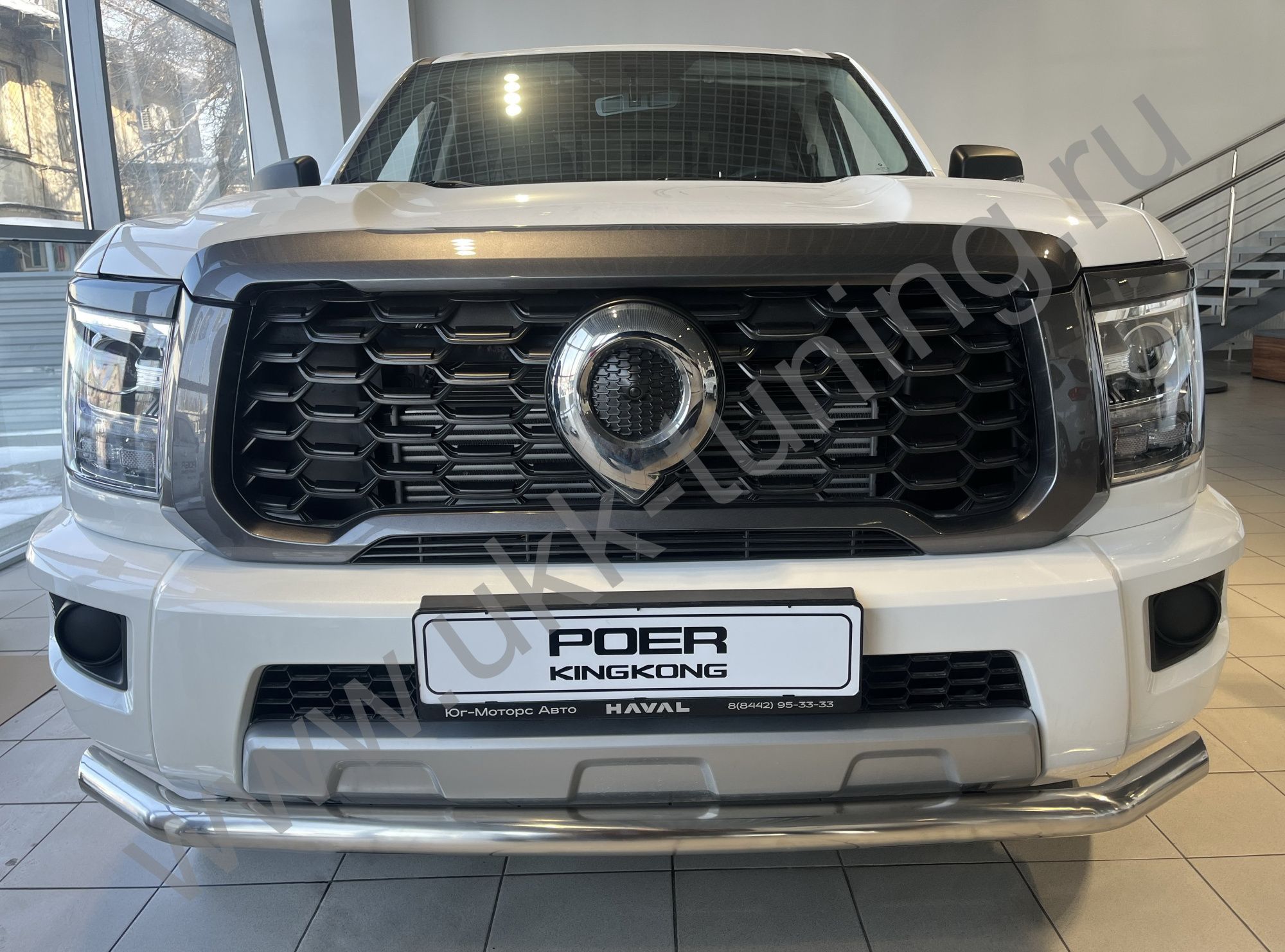 Защита переднего бампера Great Wall Poer King Kong c 2023