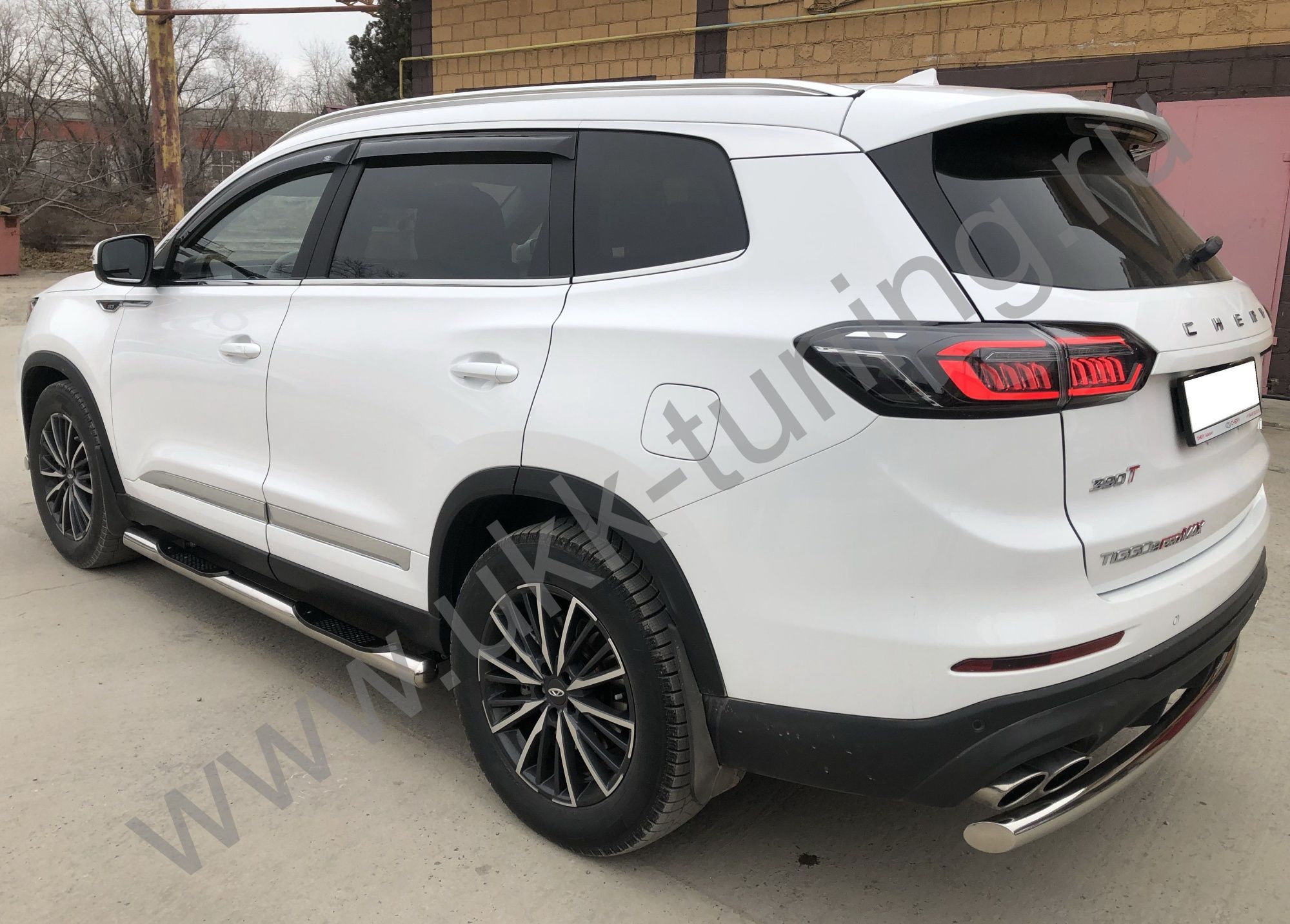 Защита заднего бампера Chery Tiggo 8 Pro Max 2022