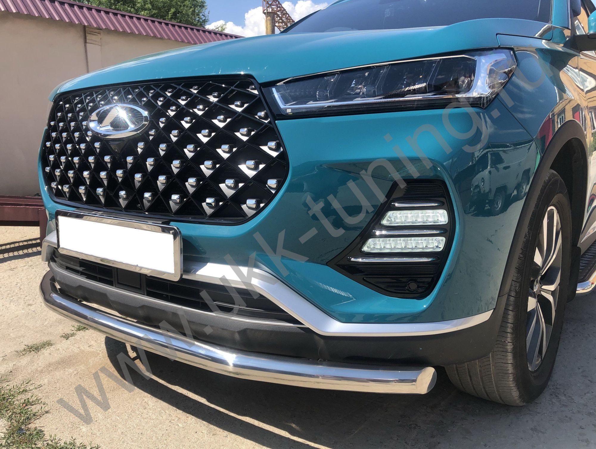 Защита переднего бампера Chery Tiggo 7 Pro 2021 Защита переднего бампера Chery Tiggo 7 Pro 2021