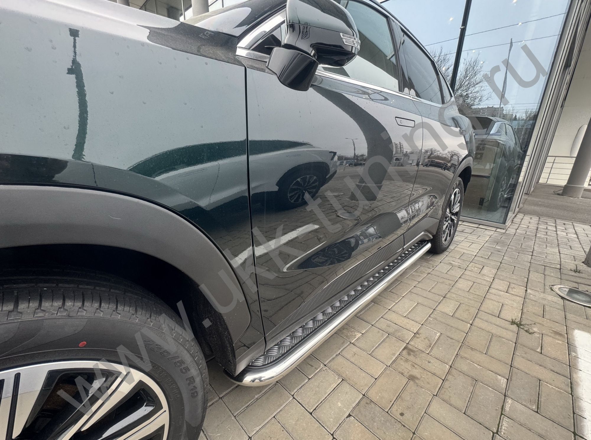 Боковые подножки Jetour Dashing с 2022 труба