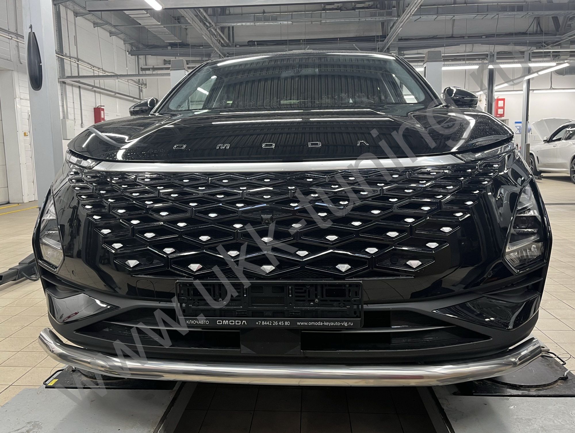 Защита переднего бампера Chery Omoda C5 с 2022 Защита переднего бампера Chery Omoda C5 с 2022