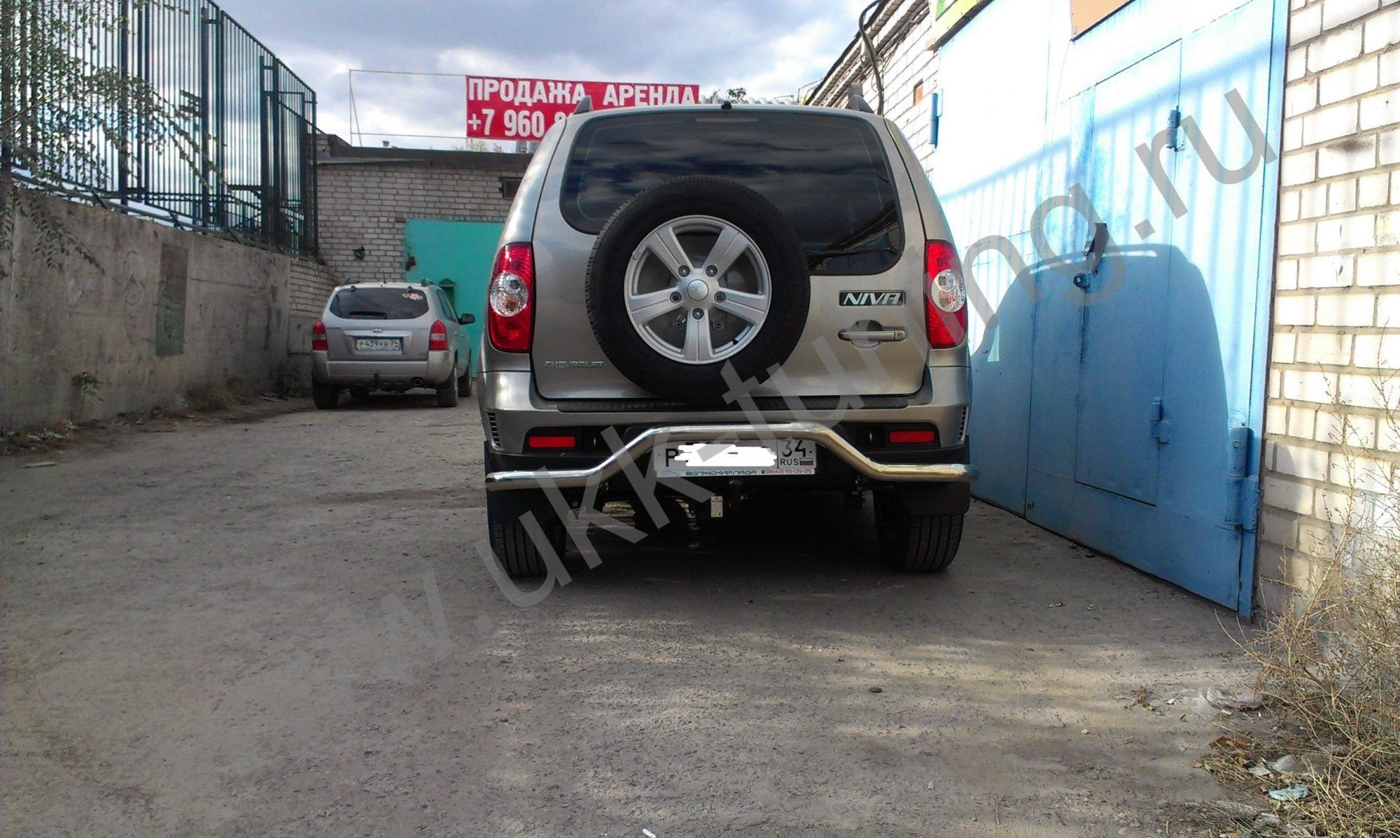 Защита заднего бампера «волна» Chevrolet Niva с 2010 Защита заднего бампера «волна» Chevrolet Niva с 2010