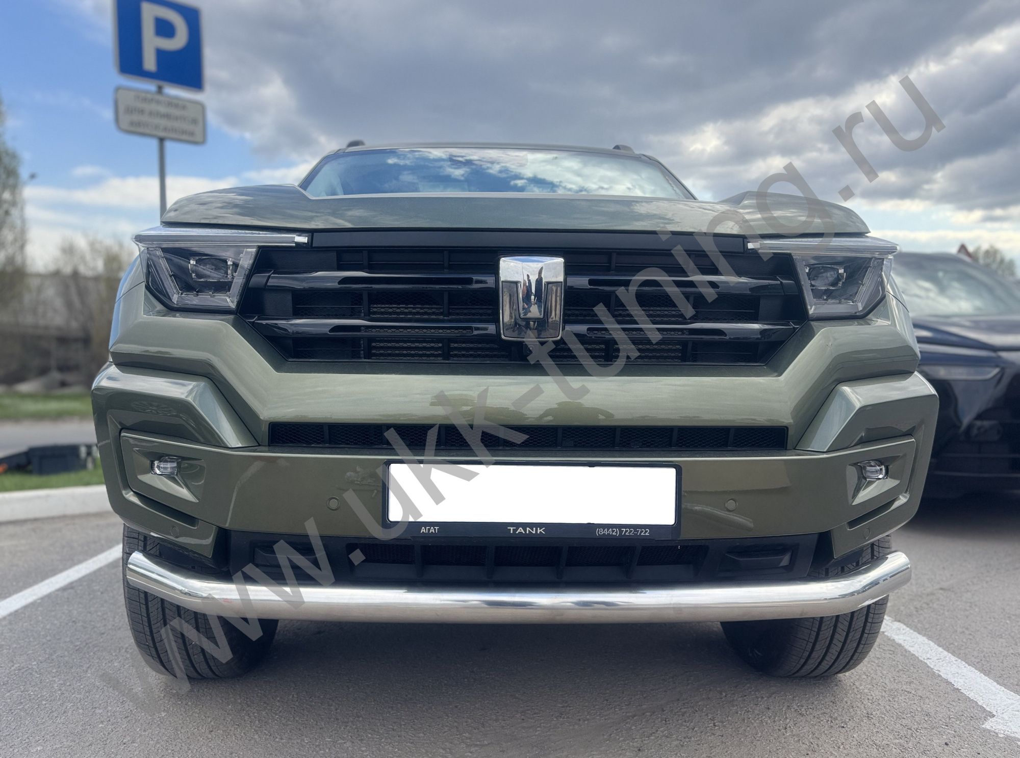 Защита переднего бампера Tank 400 с 2023