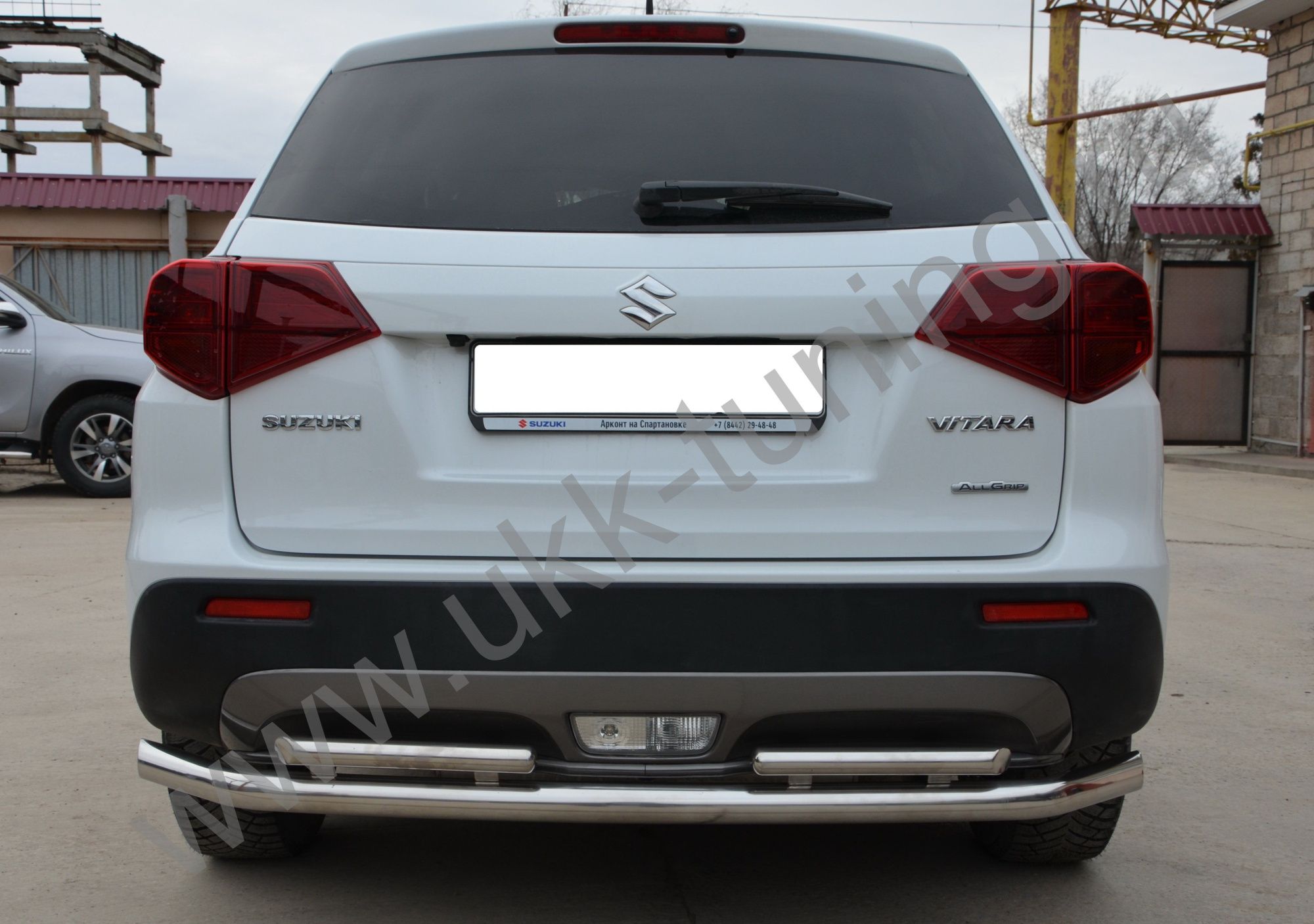 Защита заднего бампера двойная Suzuki Vitara с 2019