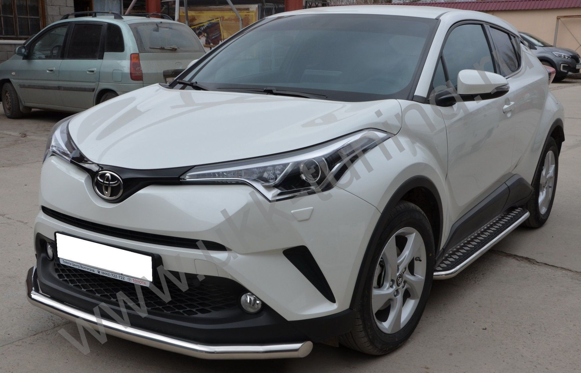 Защита переднего бампера TOYOTA С-HR с 2018 Защита переднего бампера TOYOTA С-HR с 2018
