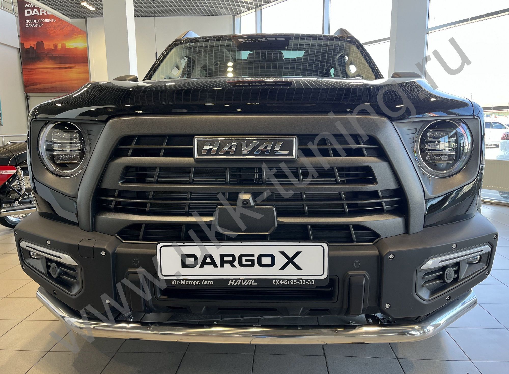 Защита переднего бампера Haval Dargo X с 2023 Защита переднего бампера Haval Dargo X с 2023
