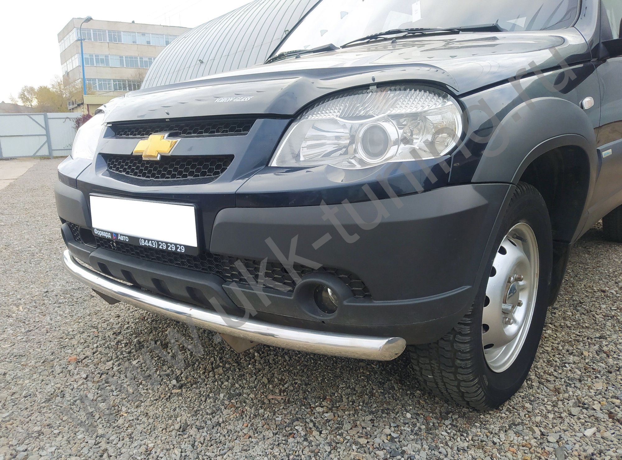 Защита переднего бампера Chevrolet Niva с 2010 Защита переднего бампера Chevrolet Niva с 2010