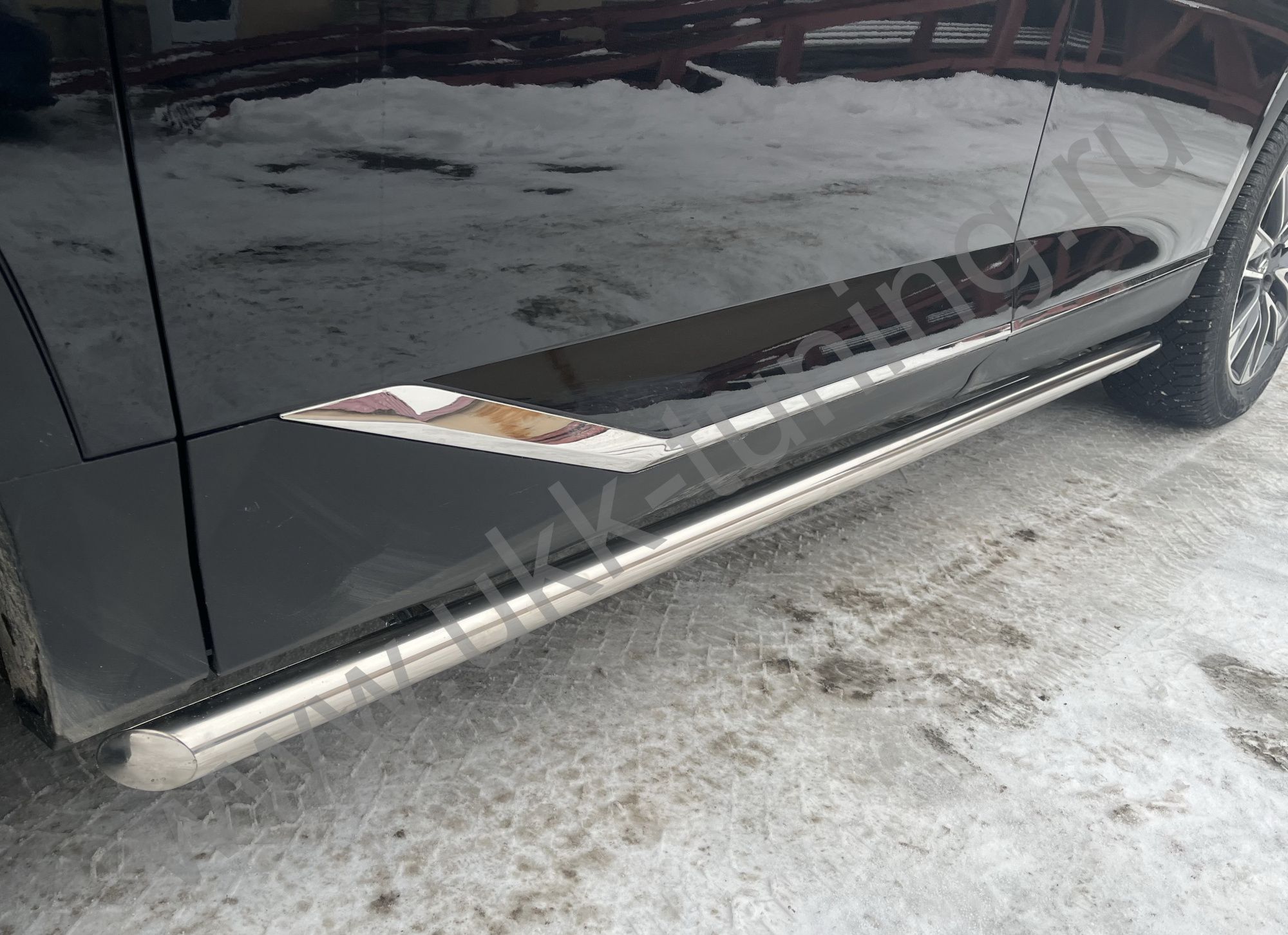 Боковые подножки GAC GS8 с 2025 труба