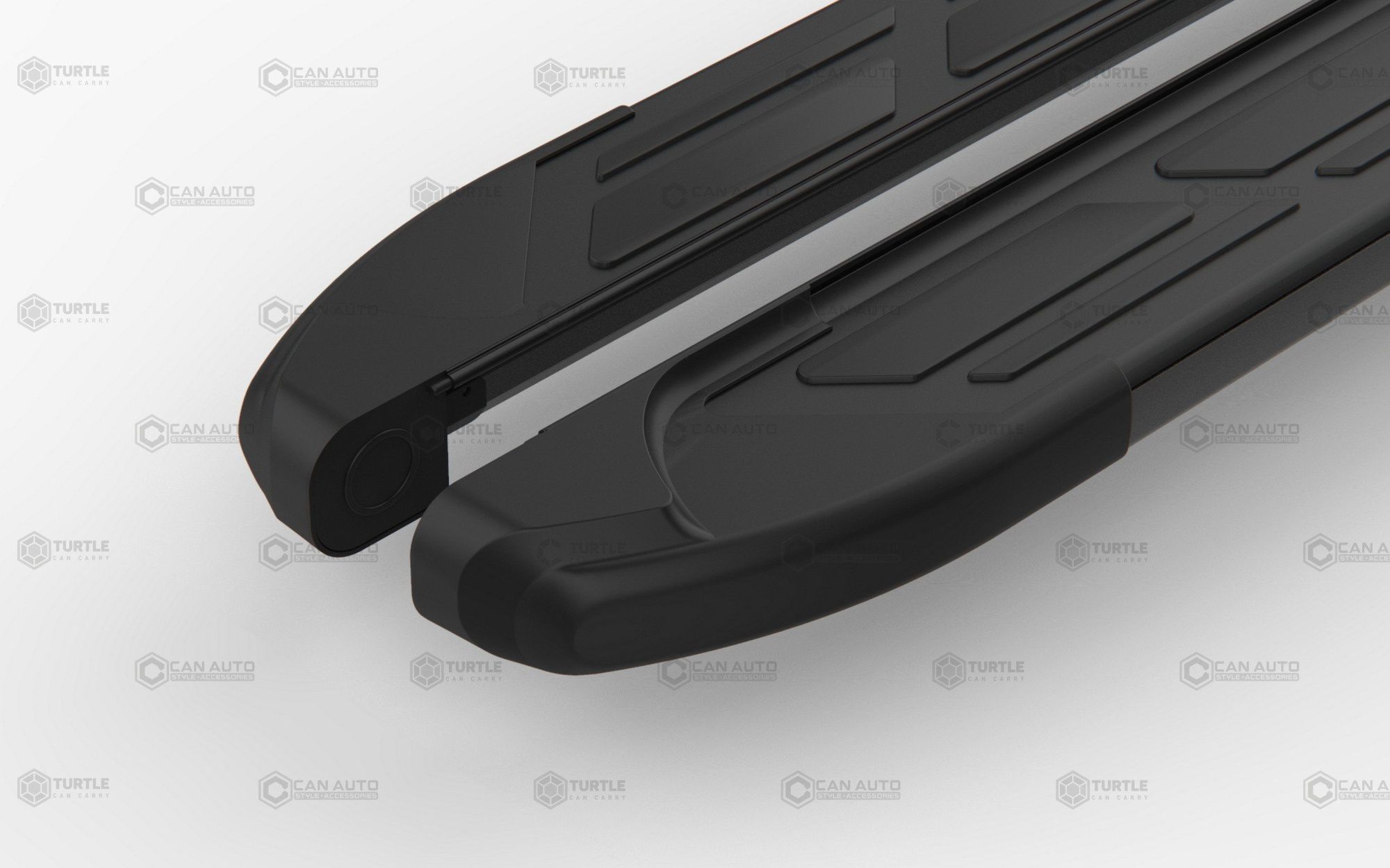 Боковые подножки Volkswagen T5 c 2003-2015 Corund Black длинная база Боковые подножки Volkswagen T5 c 2003-2015 Corund Black длинная база