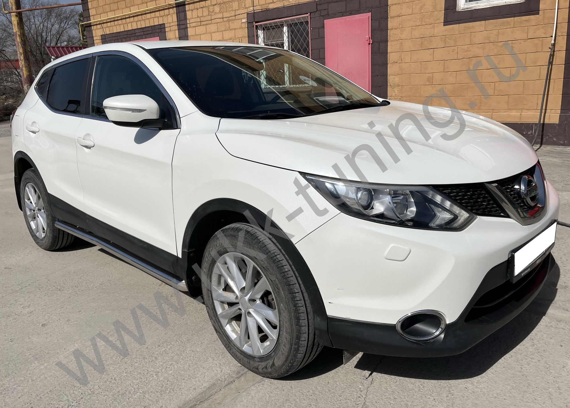 Пороги труба Nissan Qashqai J11 2014-2021