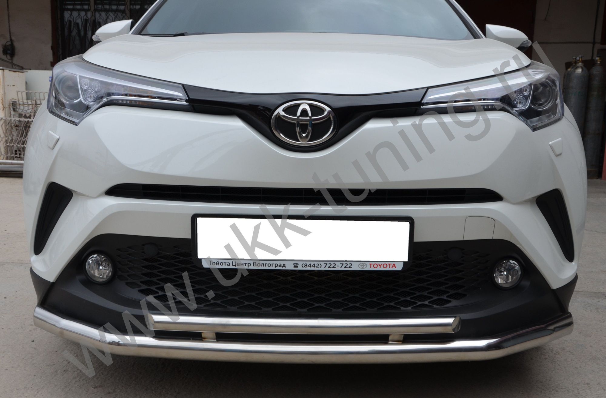 Защита переднего бампера двойная TOYOTA С-HR с 2018 Защита переднего бампера двойная TOYOTA С-HR с 2018