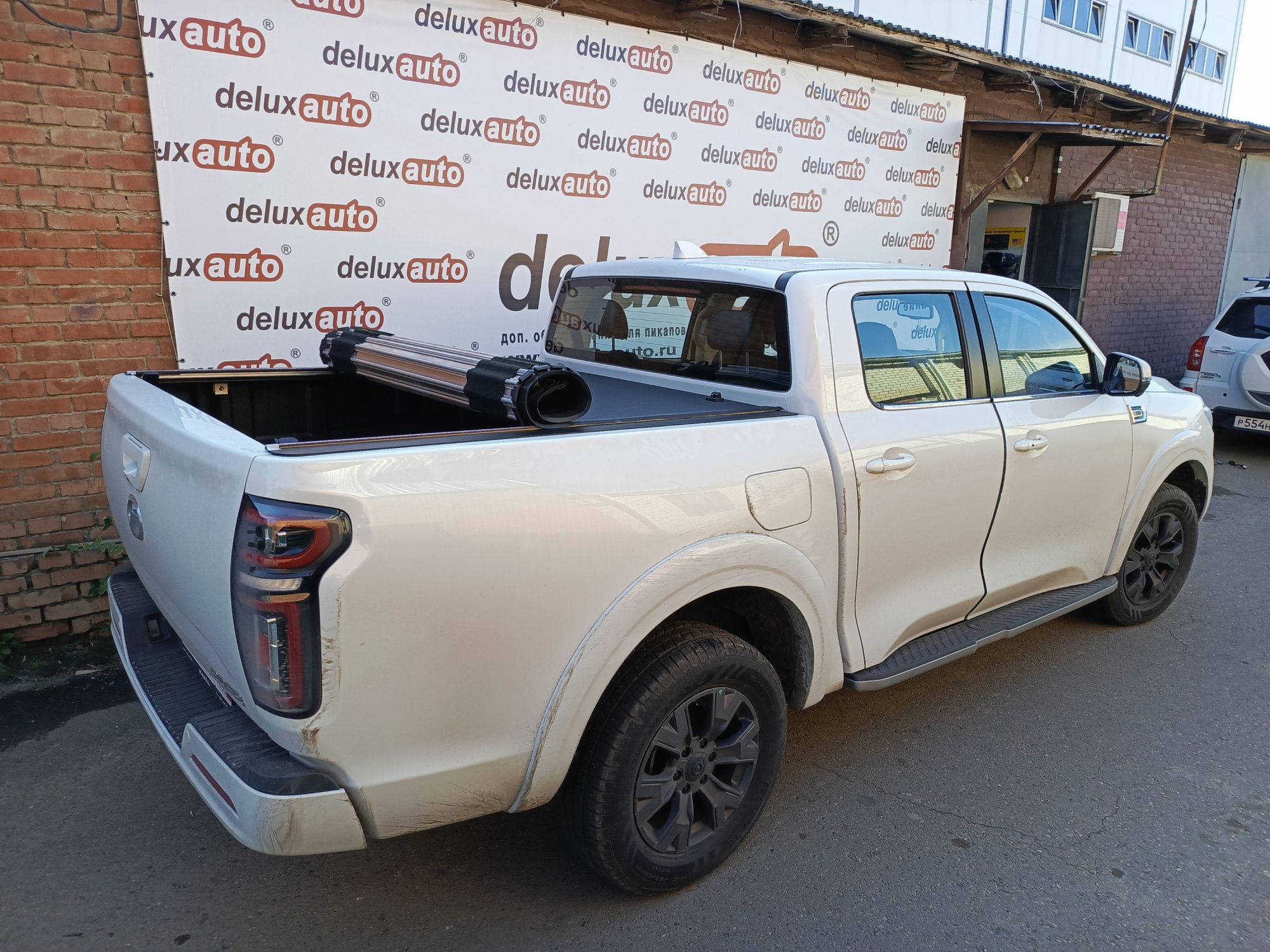 Крышка кузова Great Wall Poer с 2021 рулонная, алюминиевая Крышка кузова Great Wall Poer с 2021 рулонная, алюминиевая