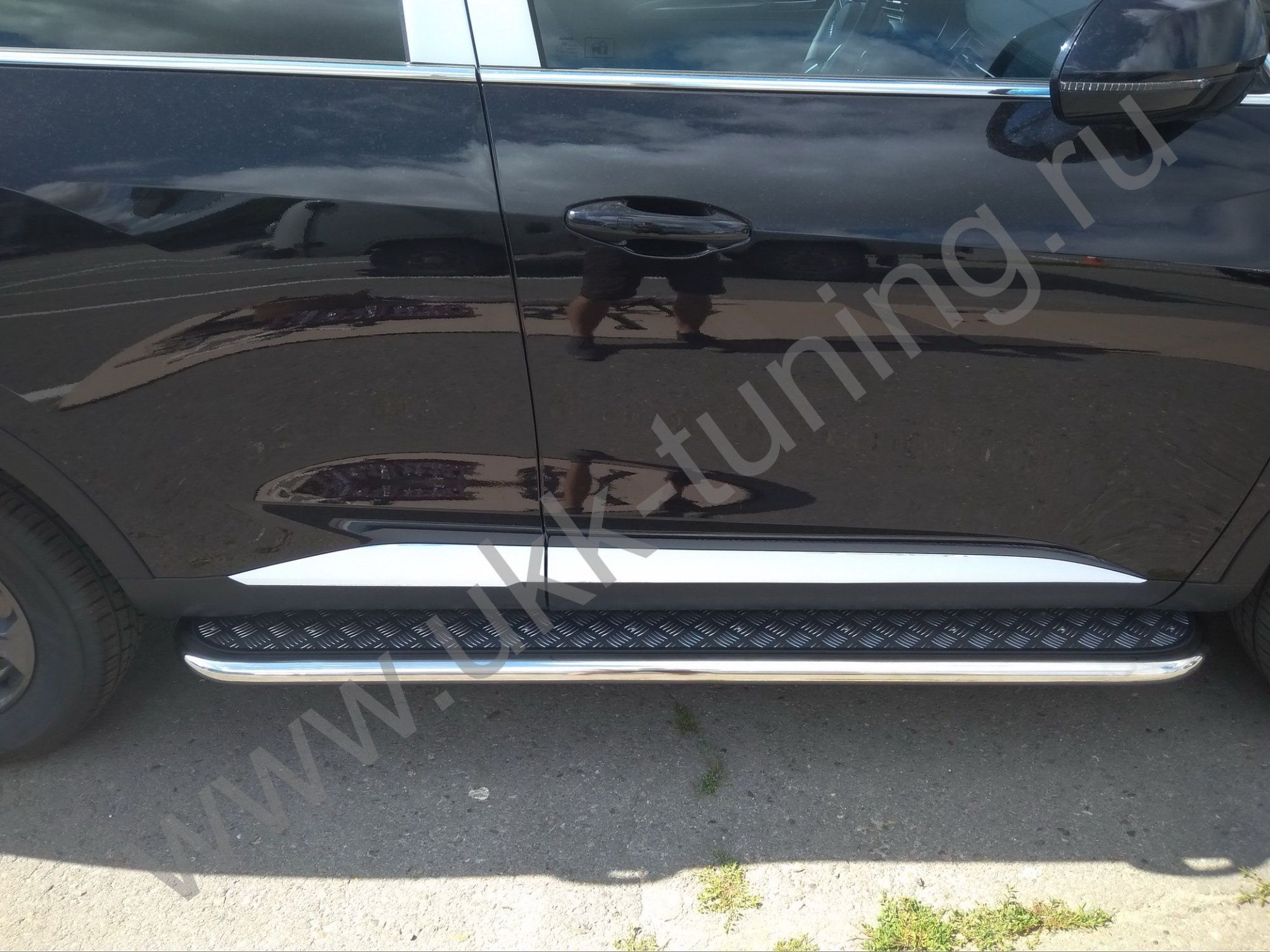 Пороги с накладным листом Haval F7 2022 Рестрайлинг Пороги с накладным листом Haval F7 2022 Рестрайлинг