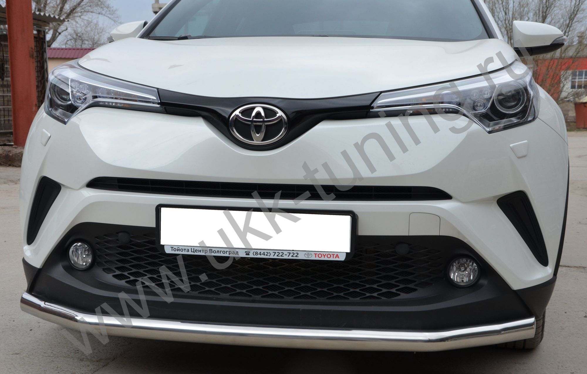 Защита переднего бампера TOYOTA С-HR с 2018 Защита переднего бампера TOYOTA С-HR с 2018