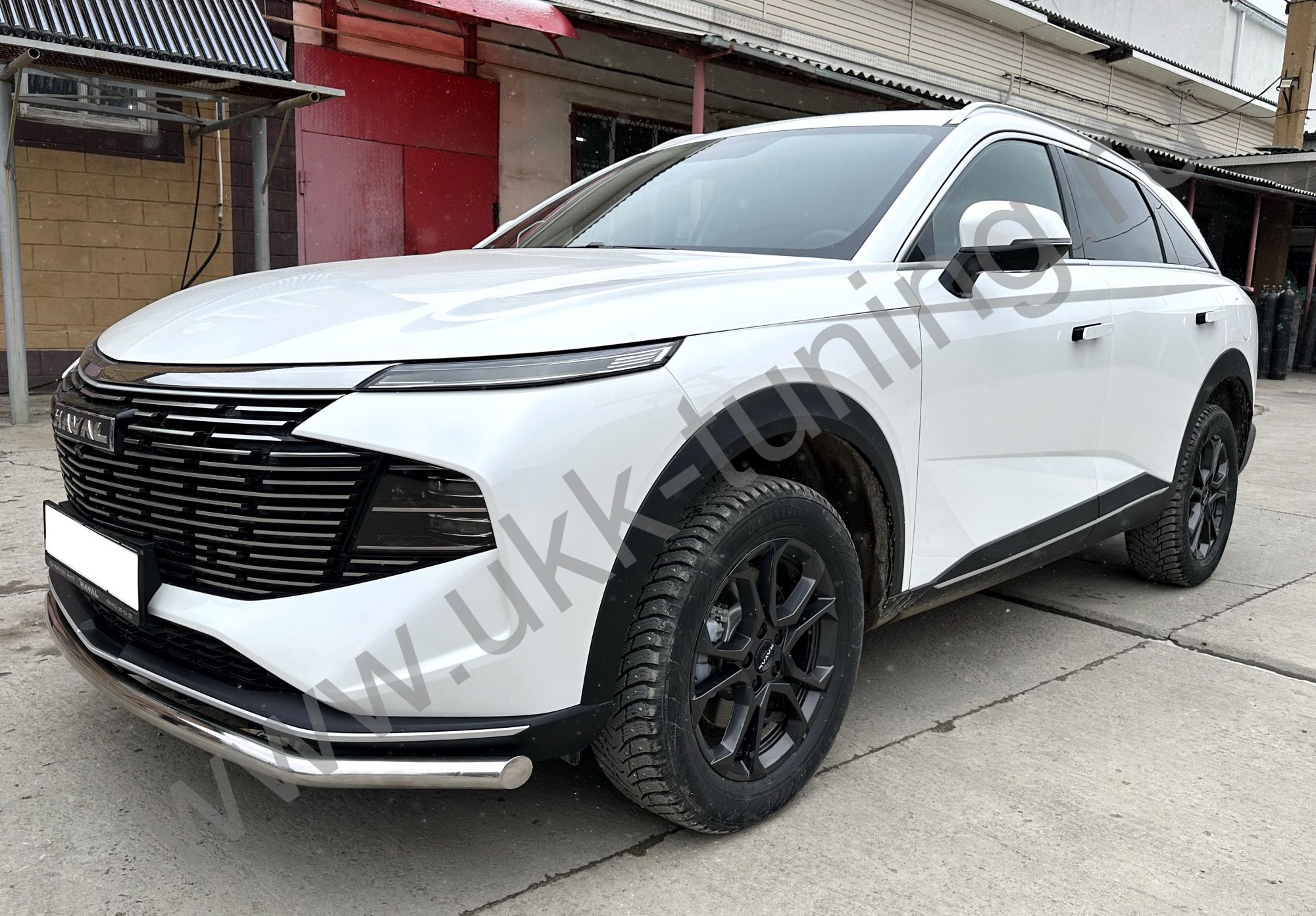 Защита переднего бампера Haval F7 c 2024