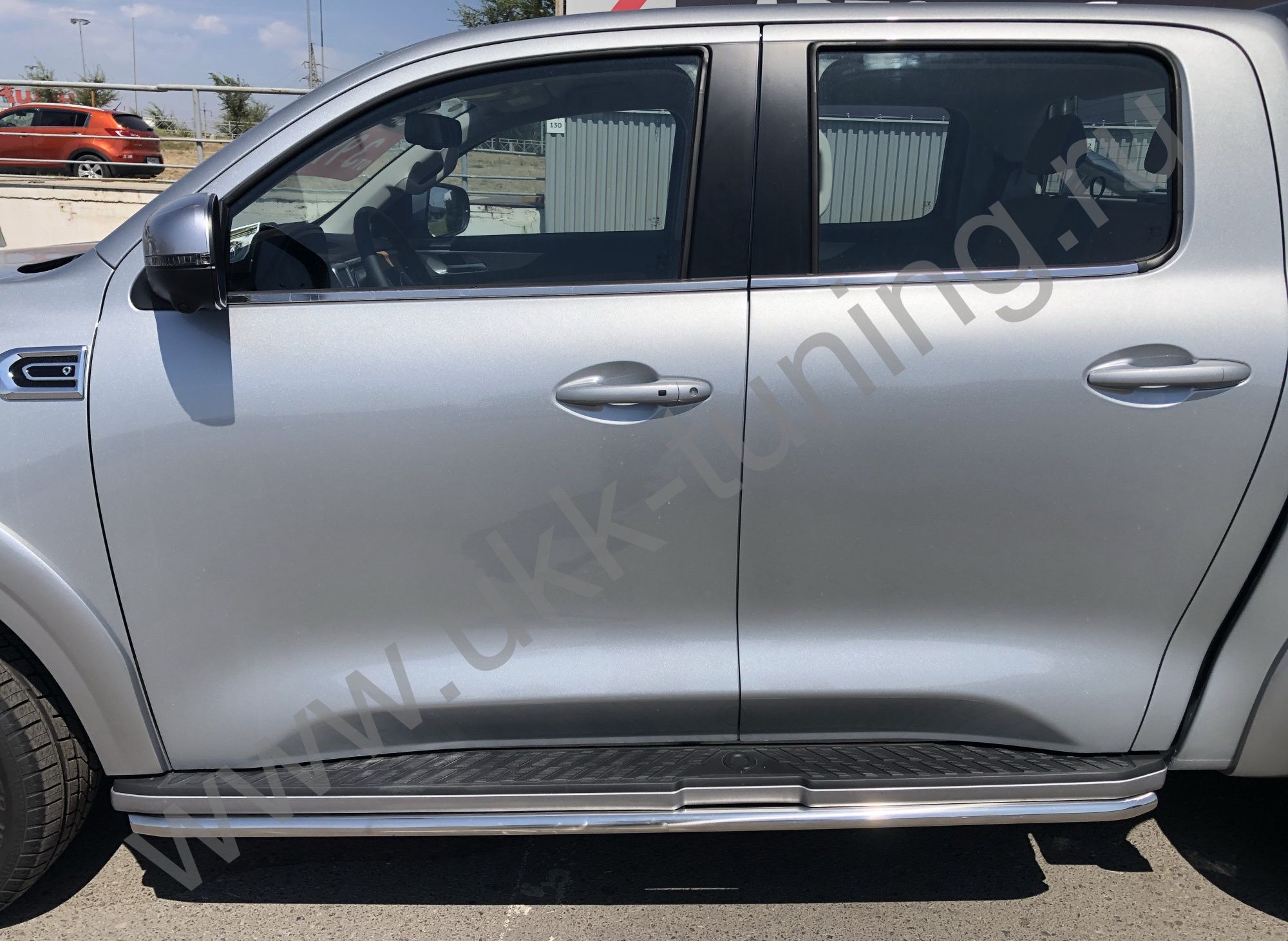 Защита штатного порога Great Wall Poer с 2021