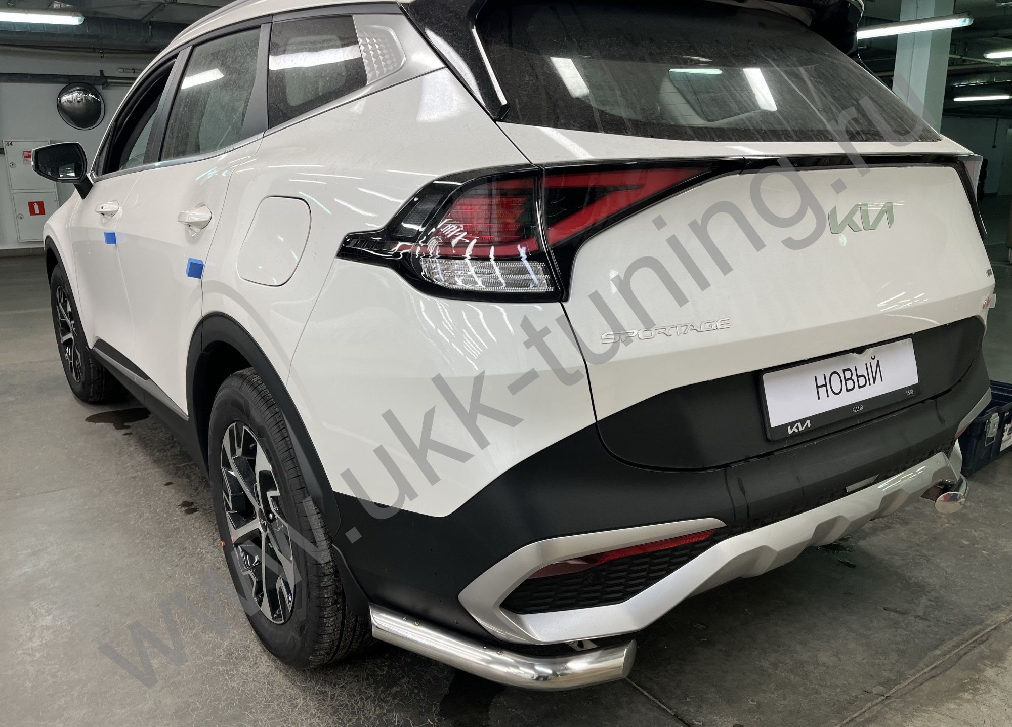 Защита заднего бампера угловая KIA Sportage 2022 комплектация GT-Line (кроме комплектации Style и X-Line) Защита заднего бампера угловая KIA Sportage 2022 комплектация GT-Line (кроме комплектации Style и X-Line)