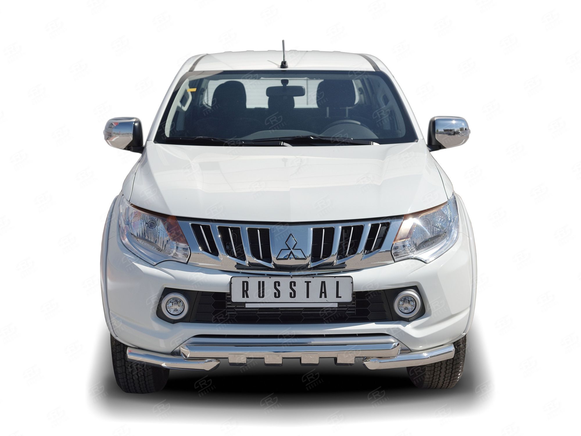 MITSUBISHI L200 2015- Защита переднего бампера d63дуга-d63 уголки+клыки ML2Z-002247 MITSUBISHI L200 2015- Защита переднего бампера d63дуга-d63 уголки+клыки ML2Z-002247