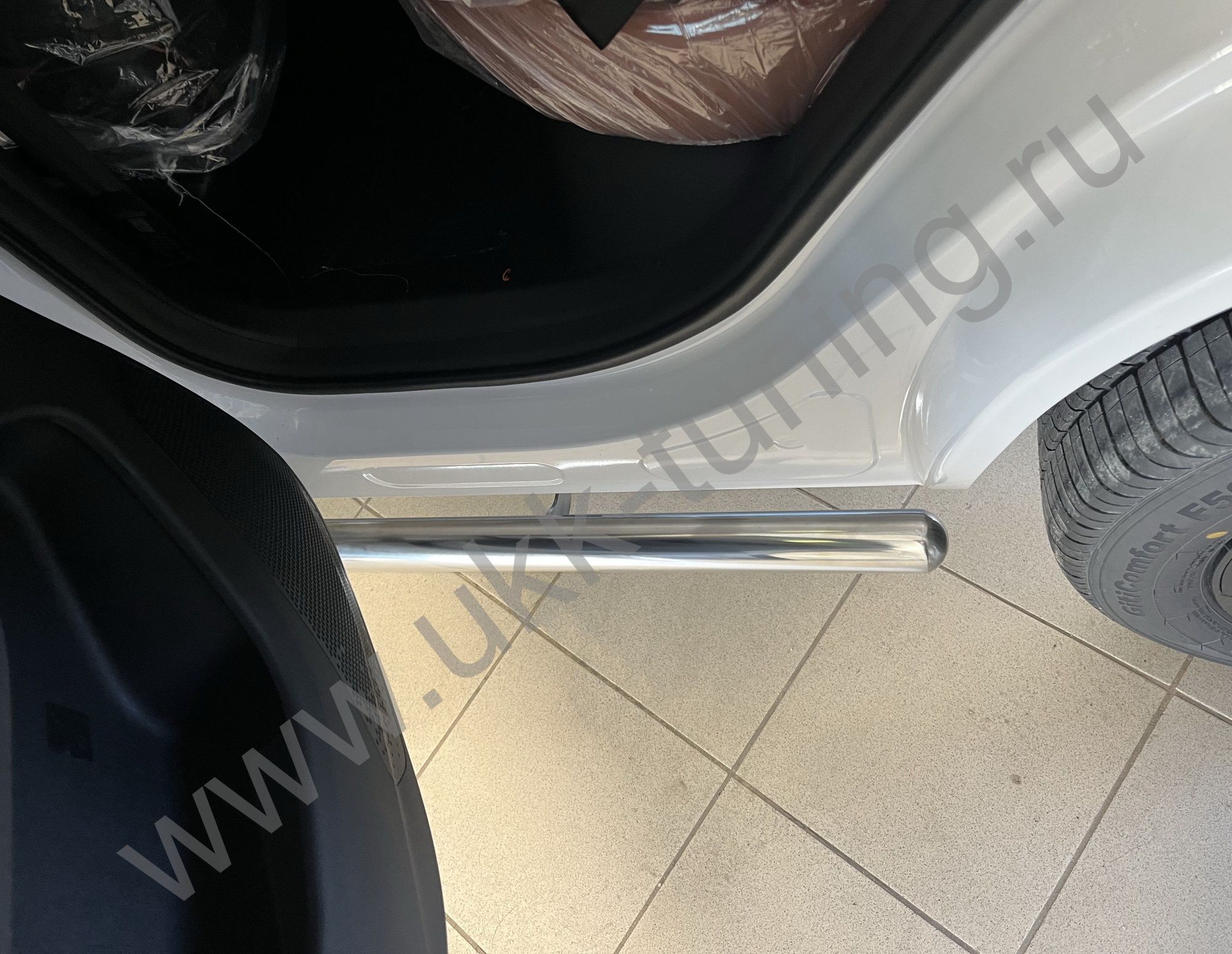 Защита штатного порога труба Chery Omoda C5 с 2022