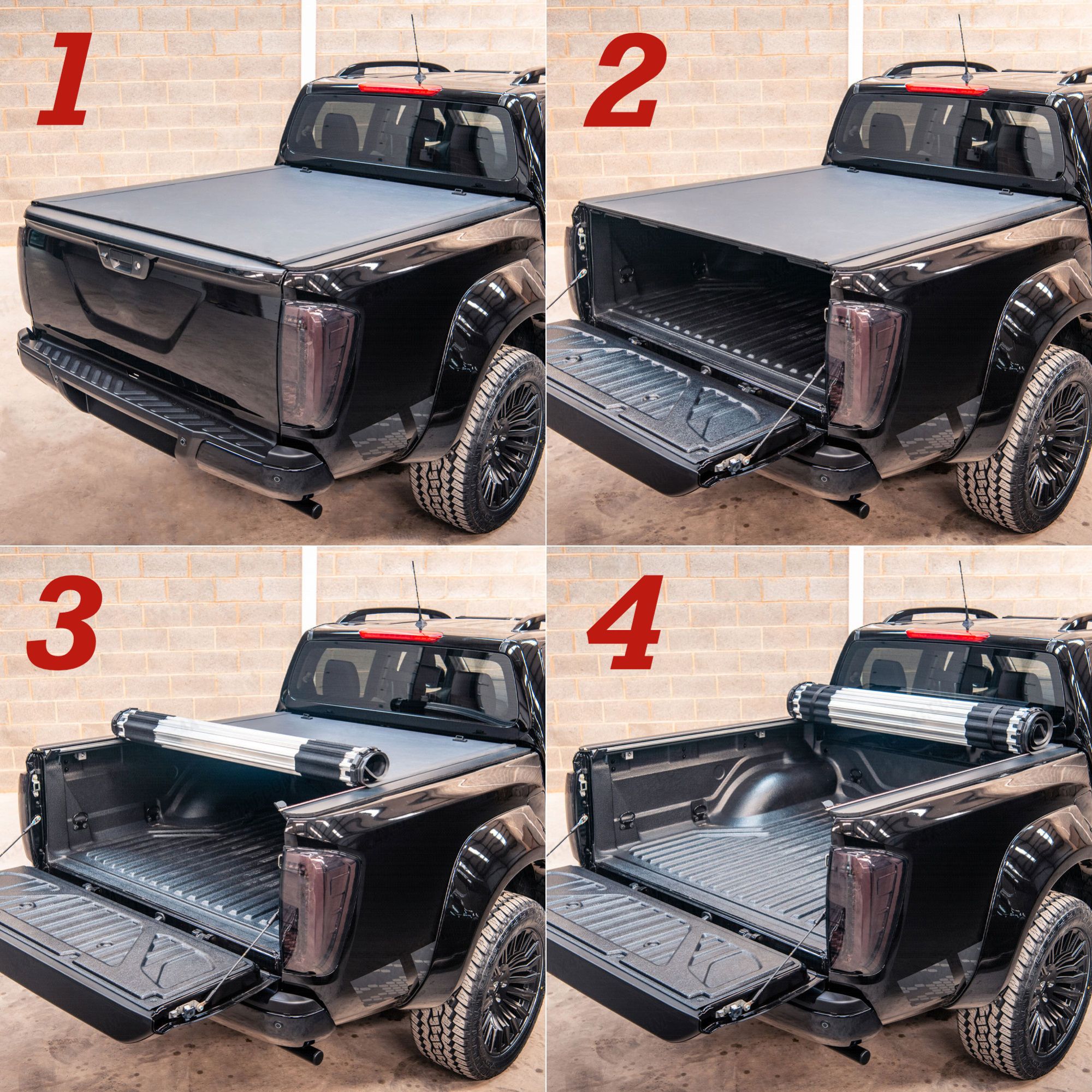 Крышка кузова Toyota Tundra с 2021 рулонная, алюминиевая Крышка кузова Toyota Tundra с 2021 рулонная, алюминиевая