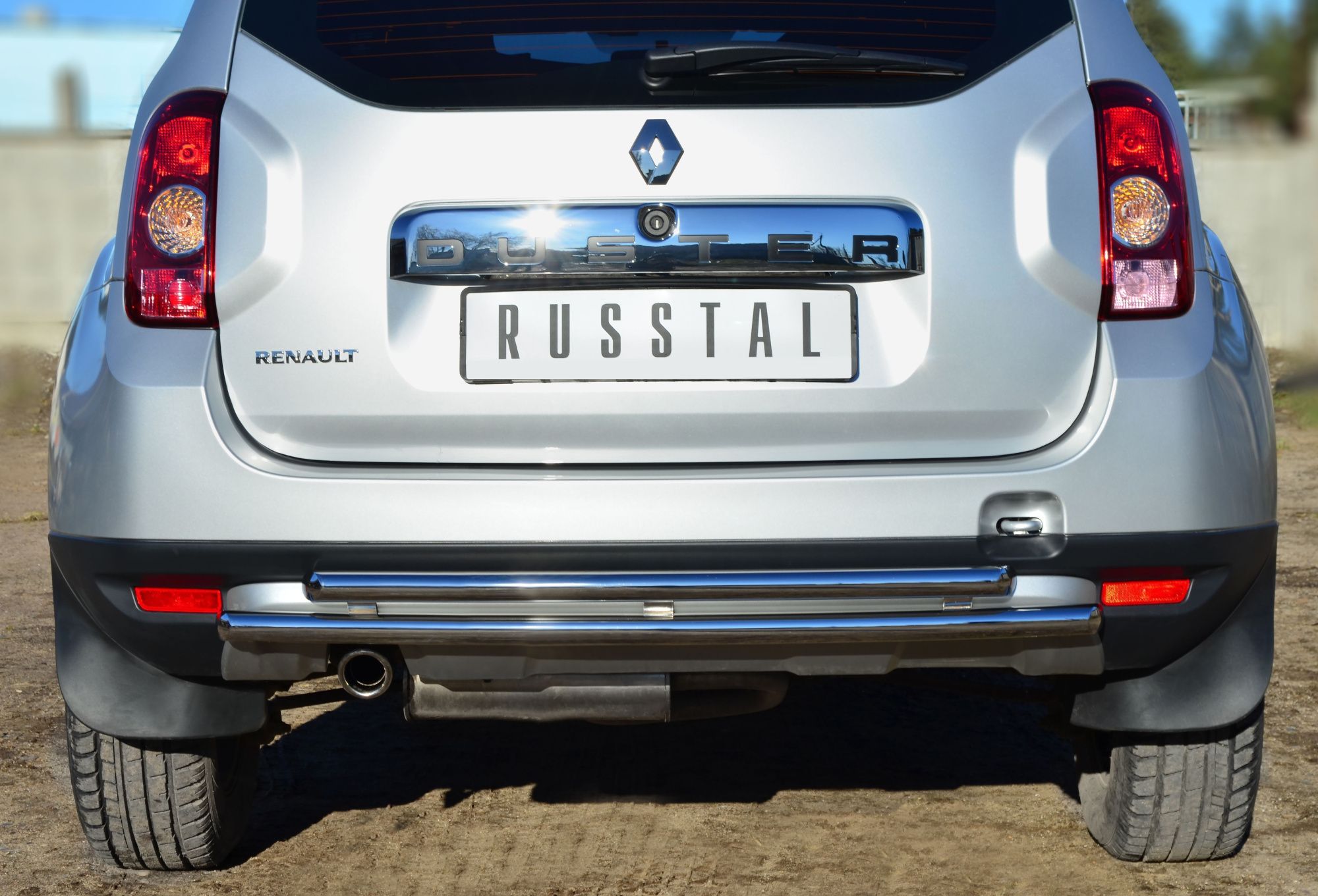 Renault Duster 4x4 2011-2014 Защита заднего бампера d42 (дуга) d42 (дуга) RD4Z-001542 Renault Duster 4x4 2011-2014 Защита заднего бампера d42 (дуга) d42 (дуга) RD4Z-001542