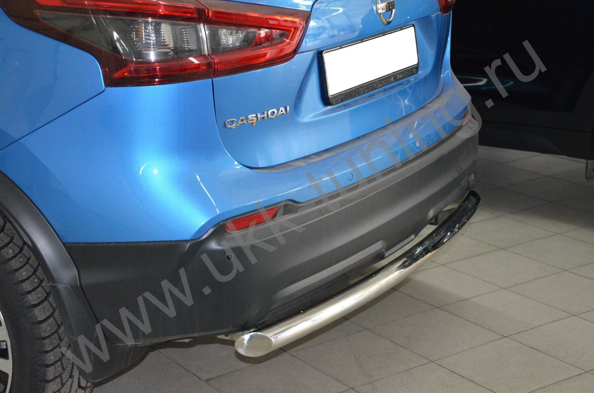 Защита заднего бампера Nissan Qashqai с 2017 Защита заднего бампера Nissan Qashqai с 2017
